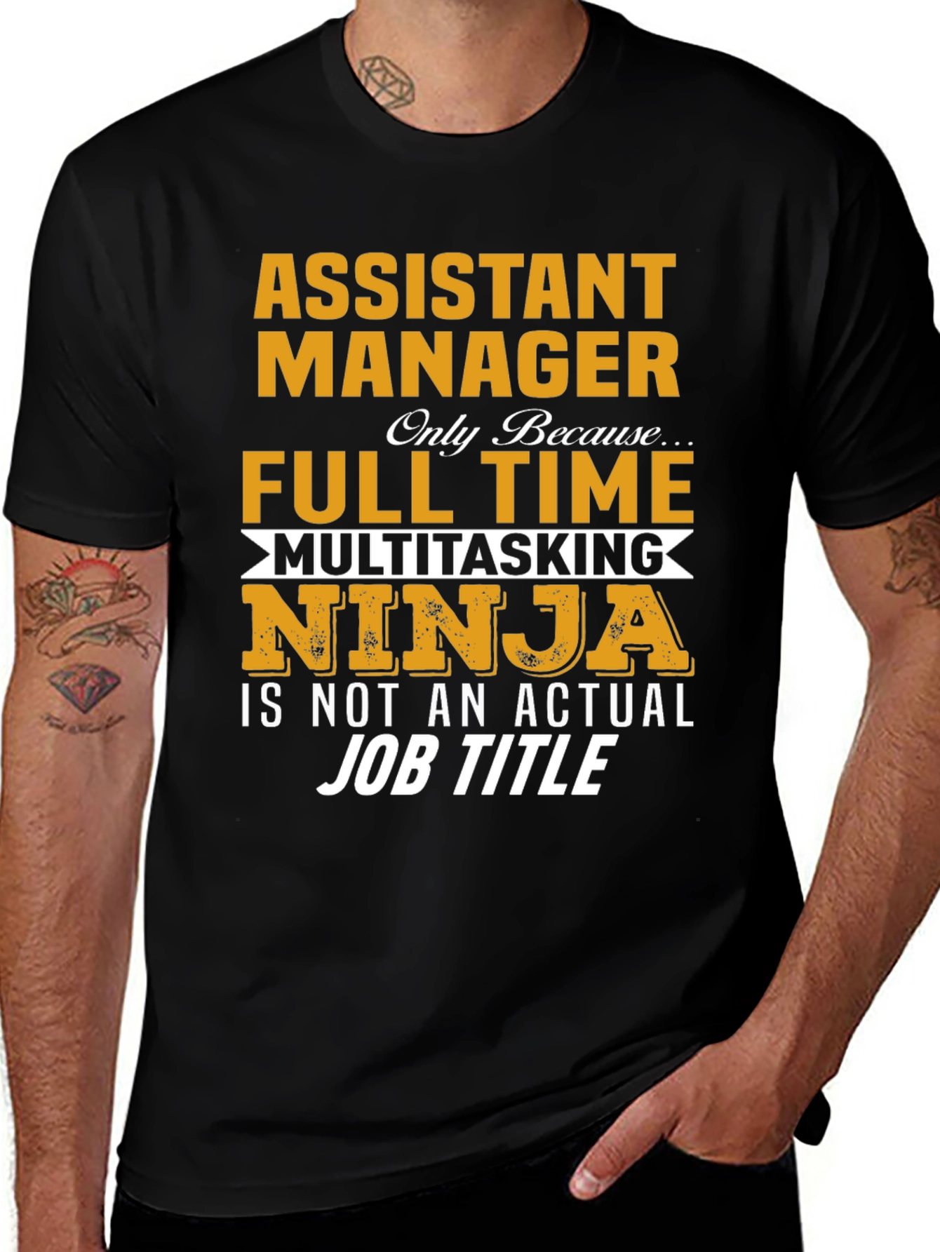 Variant 28 of Assistant Manager Multitasking Ninja T-Shirt