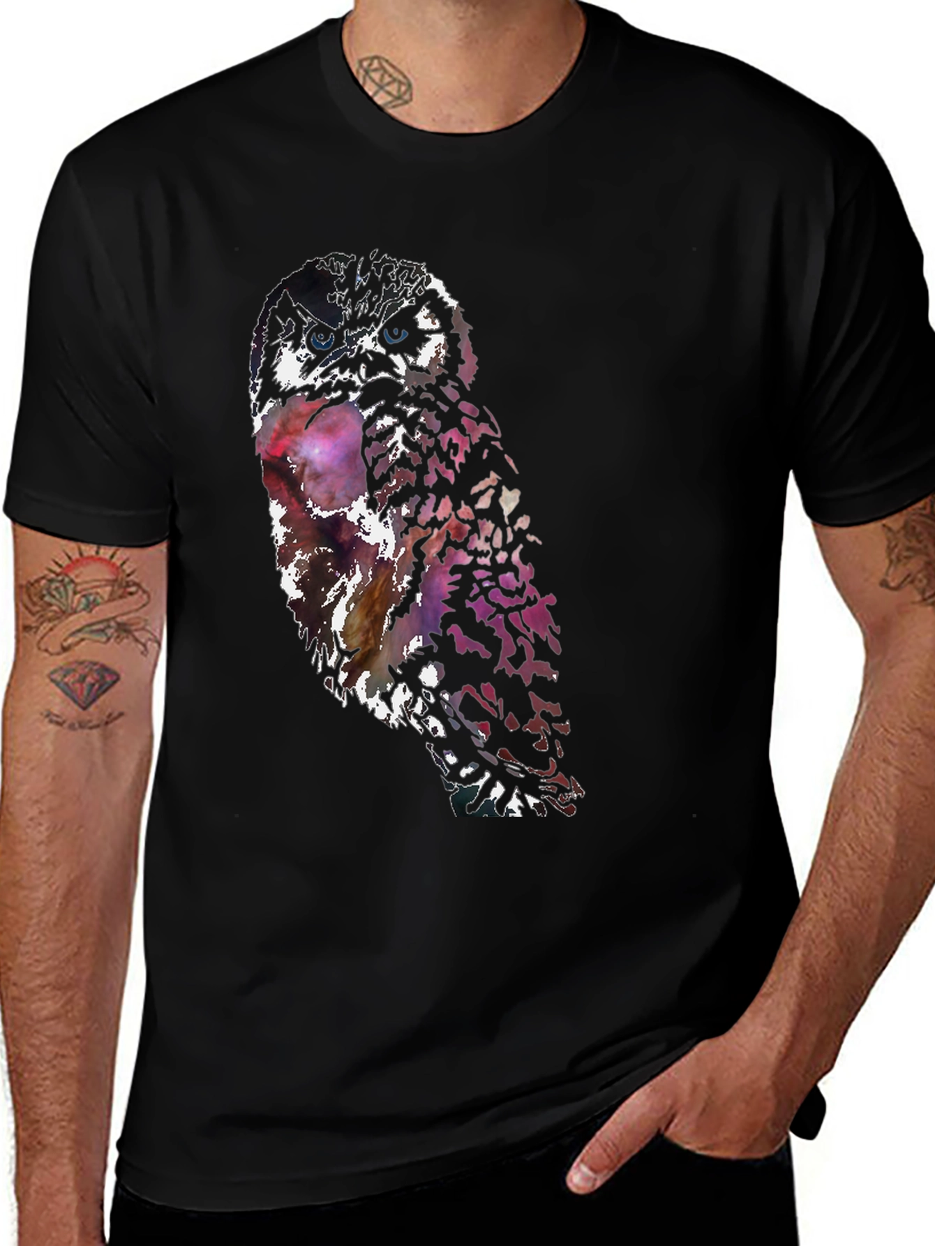 Variant 14 of Owl Graphic Print T-Shirt