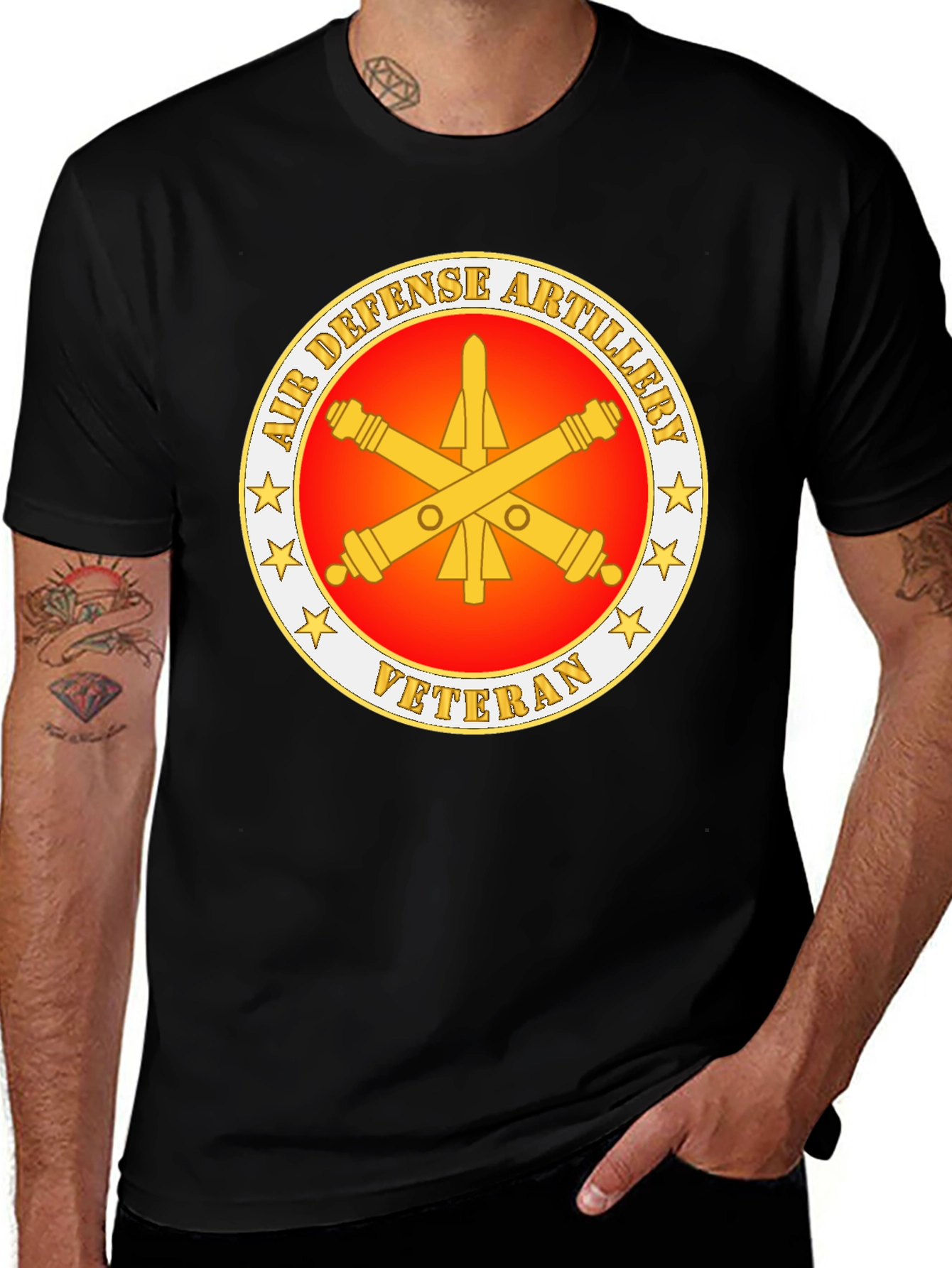 Variant 12 of Air Defense Artillery Veteran T-Shirt