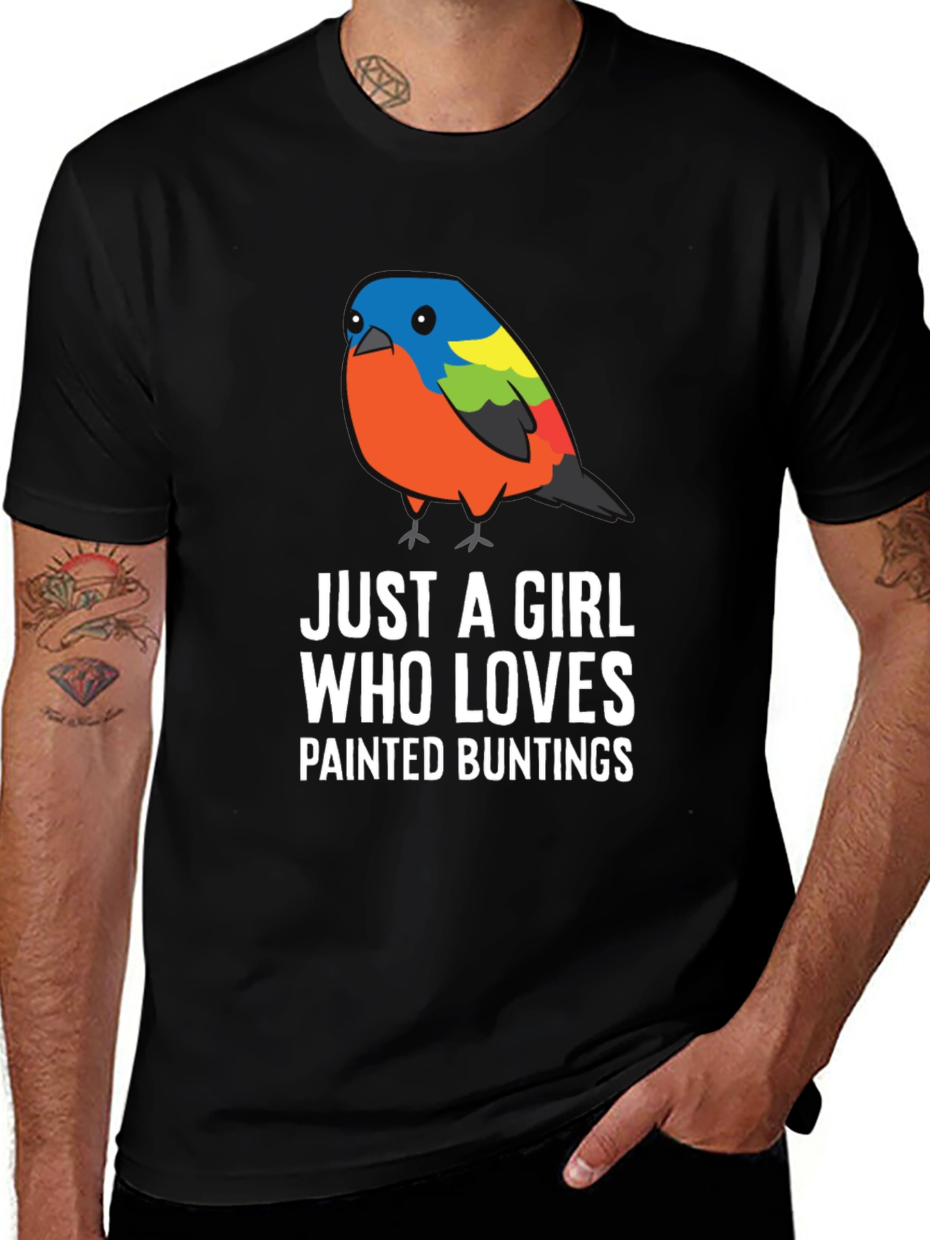 Variant 23 of Painted Bunting Lover T-Shirt