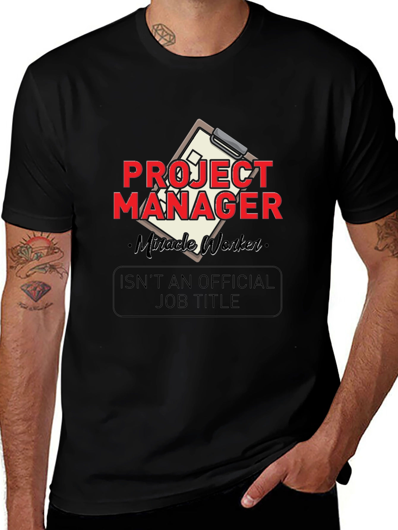 Variant 18 of Project Manager Miracle Worker Graphic Tee