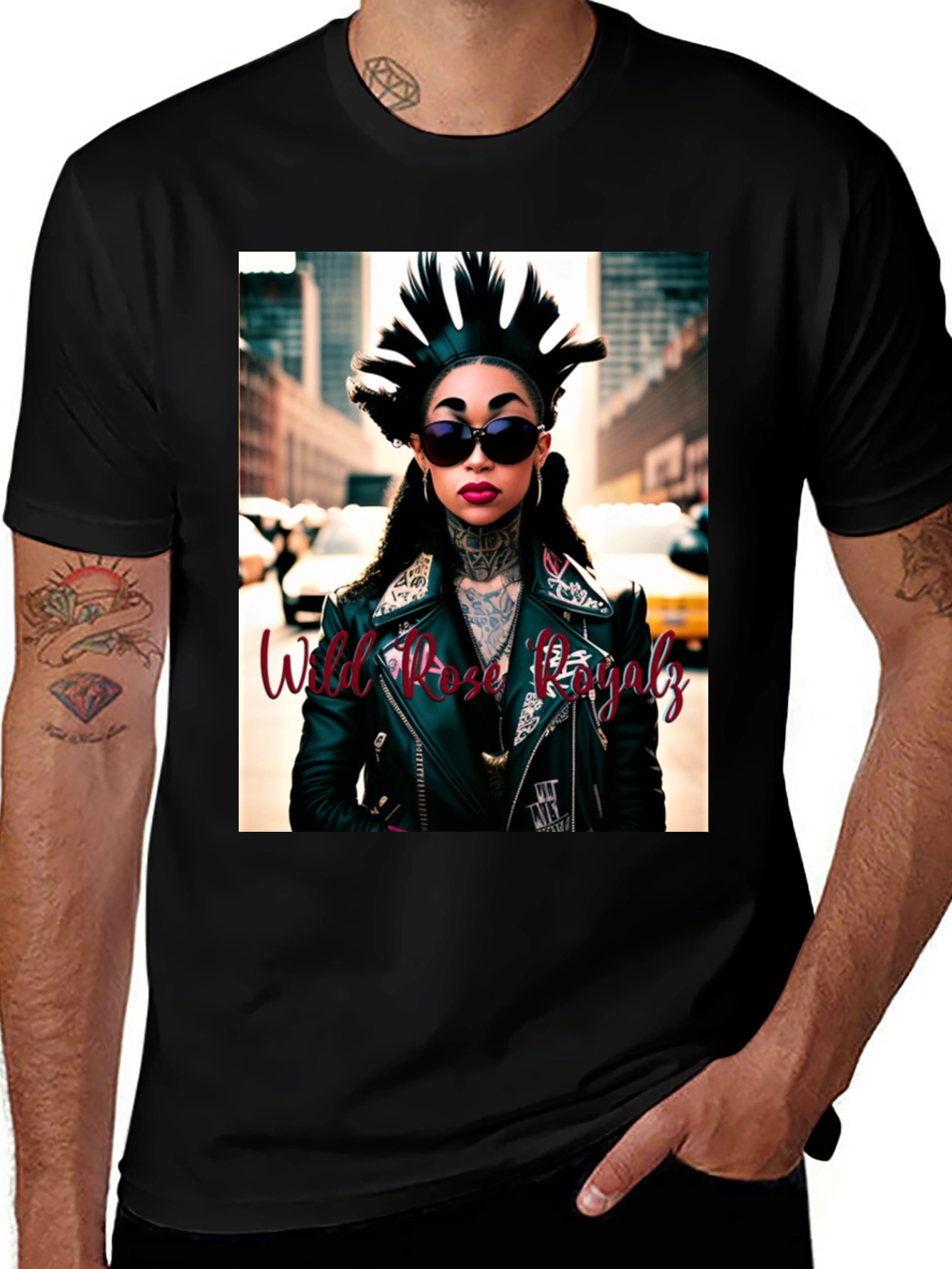 Variant 28 of Wild Rose Royalty Graphic T-Shirt