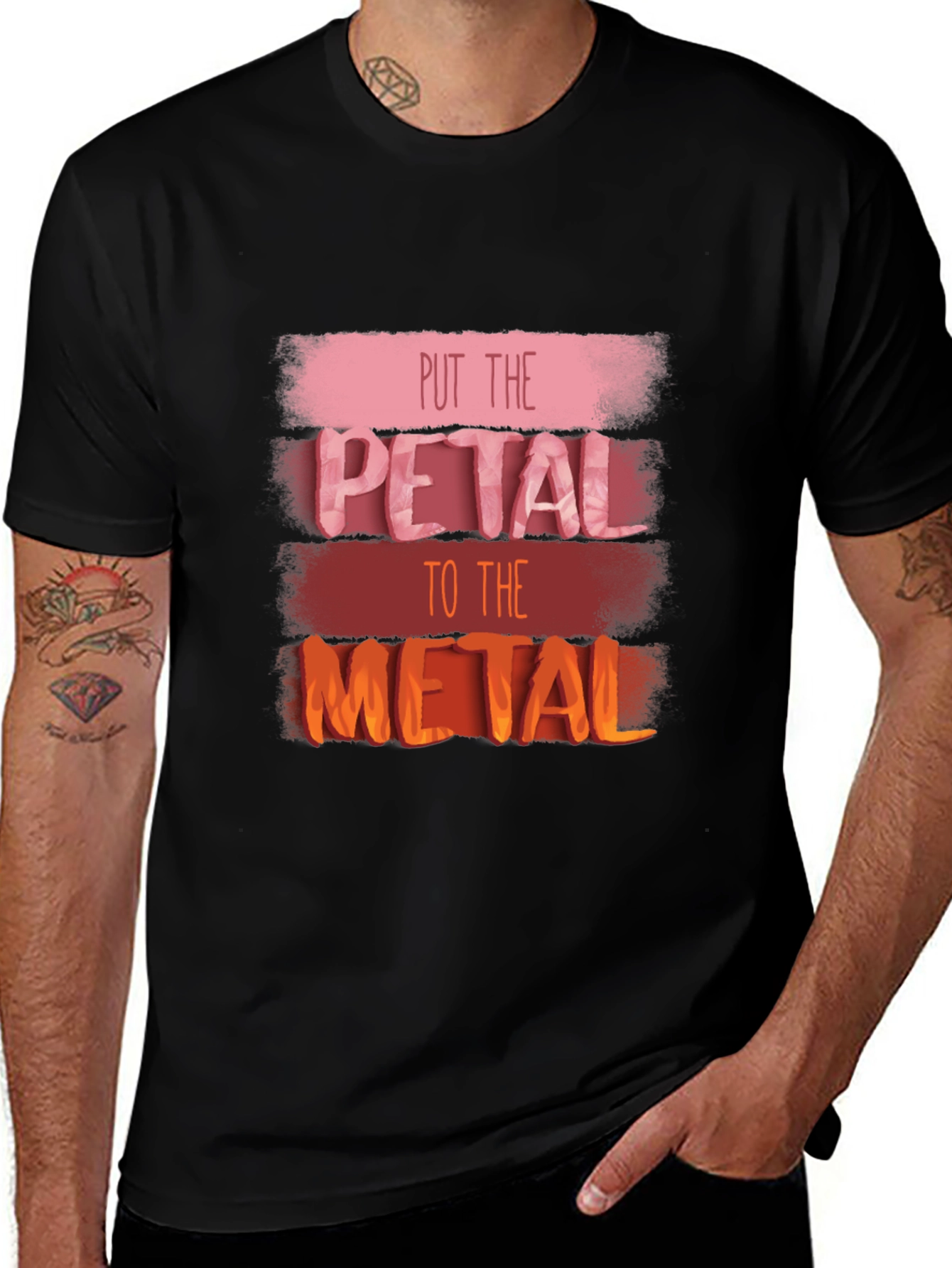 Variant 26 of Put the Pedal to the Metal Graphic Tee
