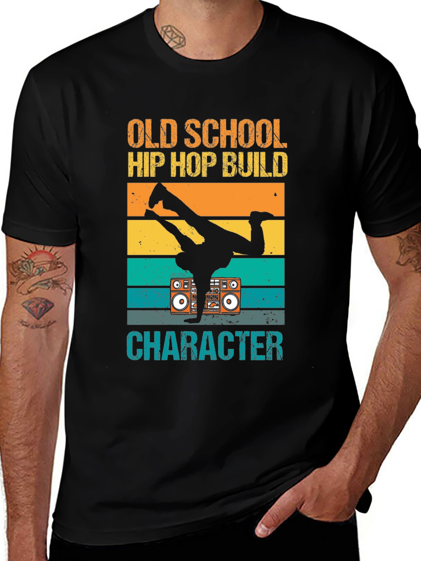 Variant 15 of Old School Hip Hop T-Shirt - Retro Style