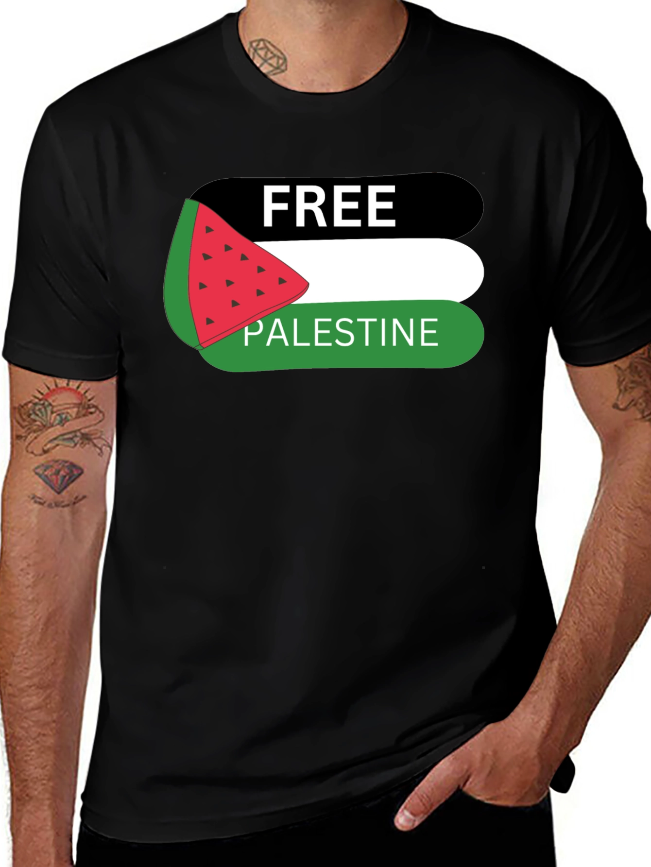 Free Palestine Watermelon T-Shirt