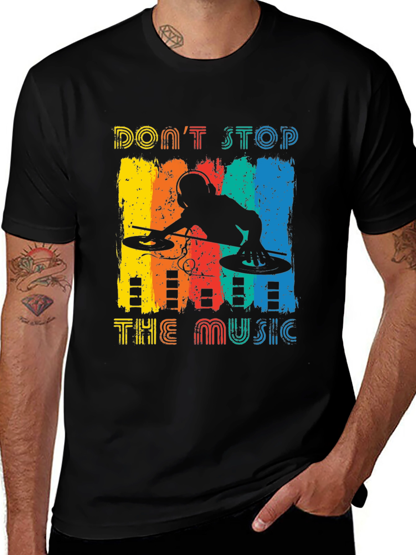 Variant 5 of Don't Stop the Music Graphic Tee
