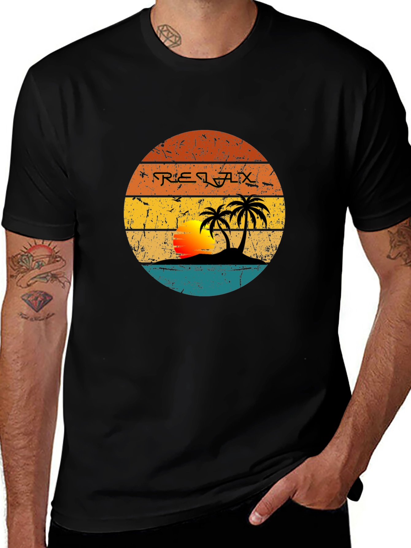 Variant 26 of Relax Island Graphic T-Shirt - Beach Vibes