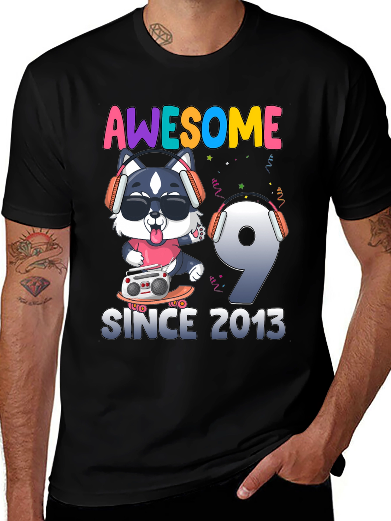 Variant 18 of Awesome Since 2013 T-Shirt