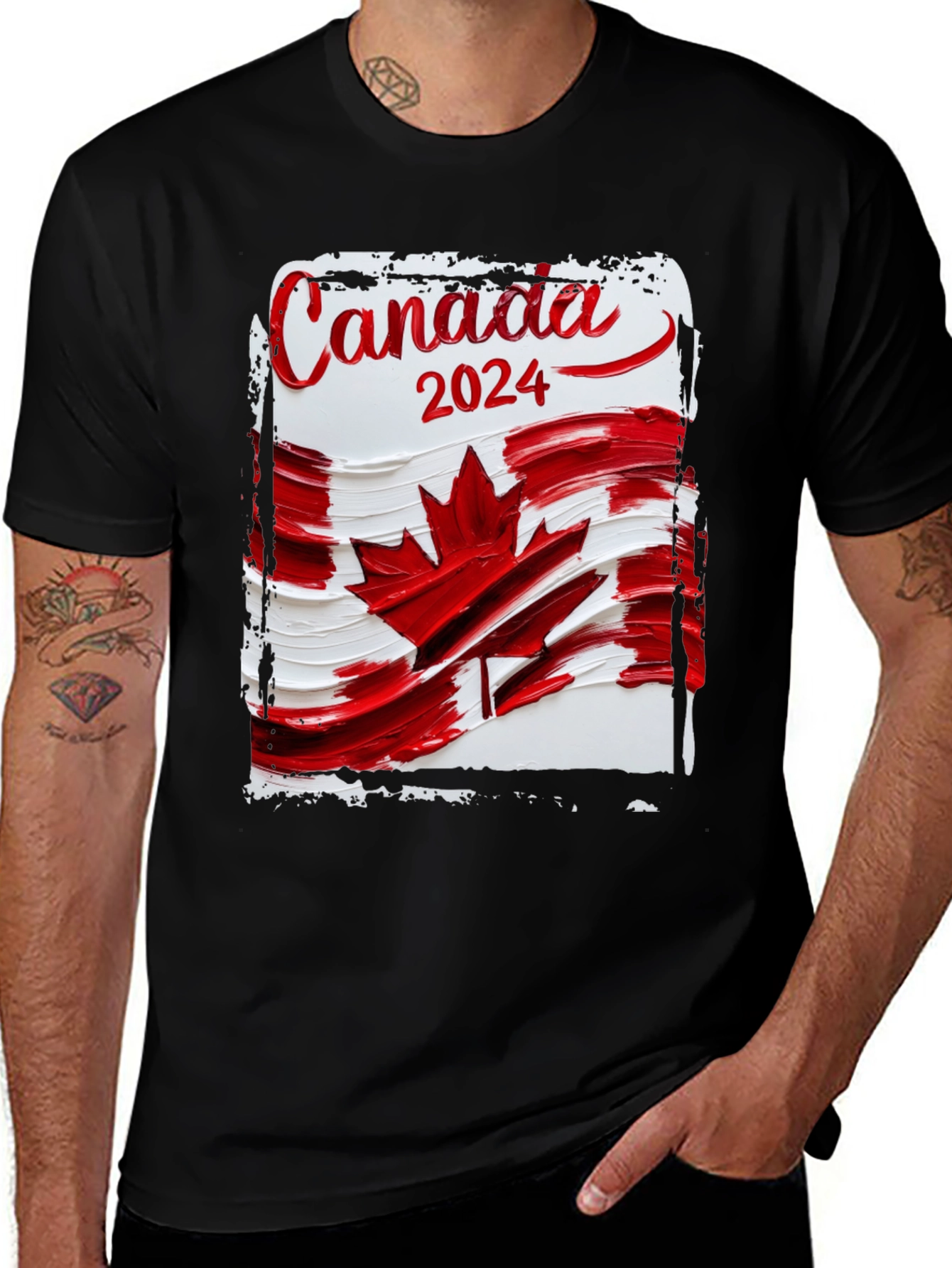 Canada 2024 Graphic Tee - Patriotic Style