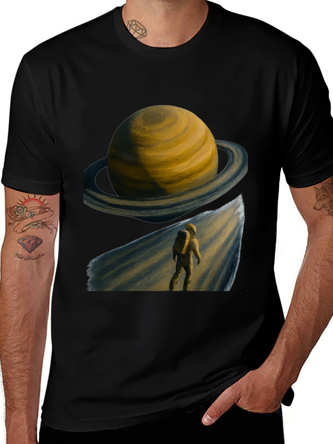 Variant 16 of Saturn Explorer Graphic Tee