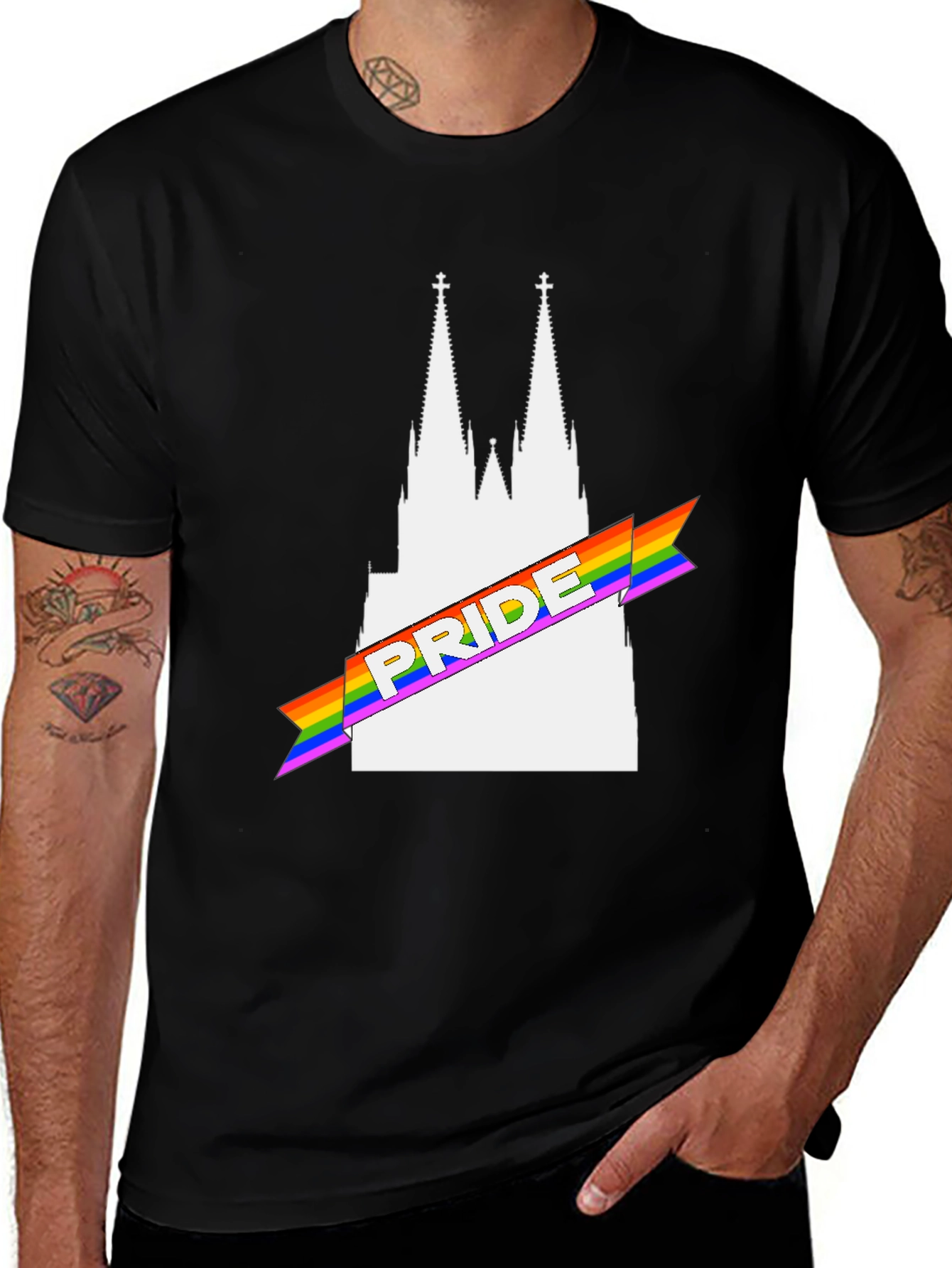 Pride T-Shirt - Cologne Cathedral LGBTQ+ Pride Tee