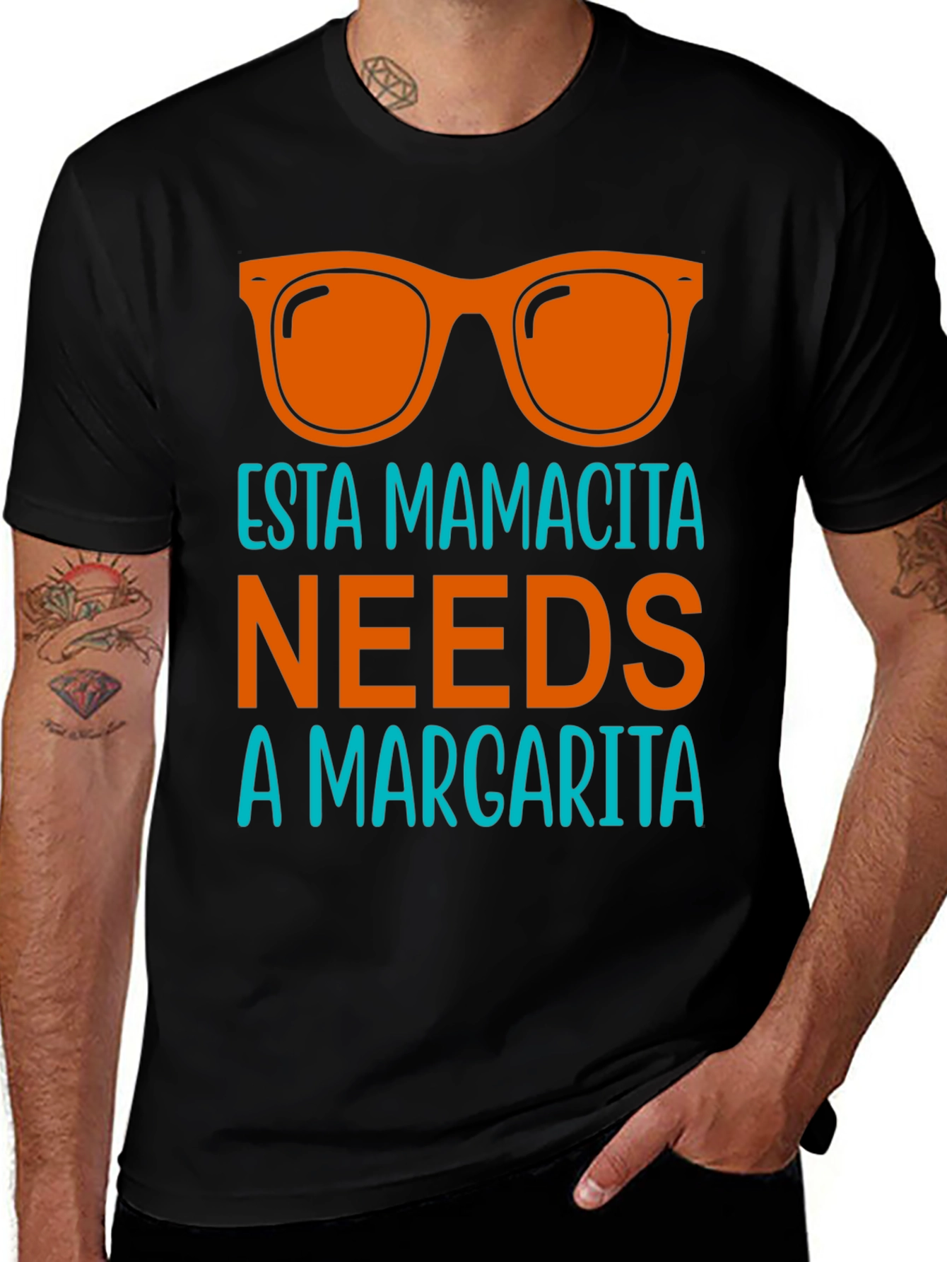 Variant 24 of Esta Mamacita Needs a Margarita T-Shirt