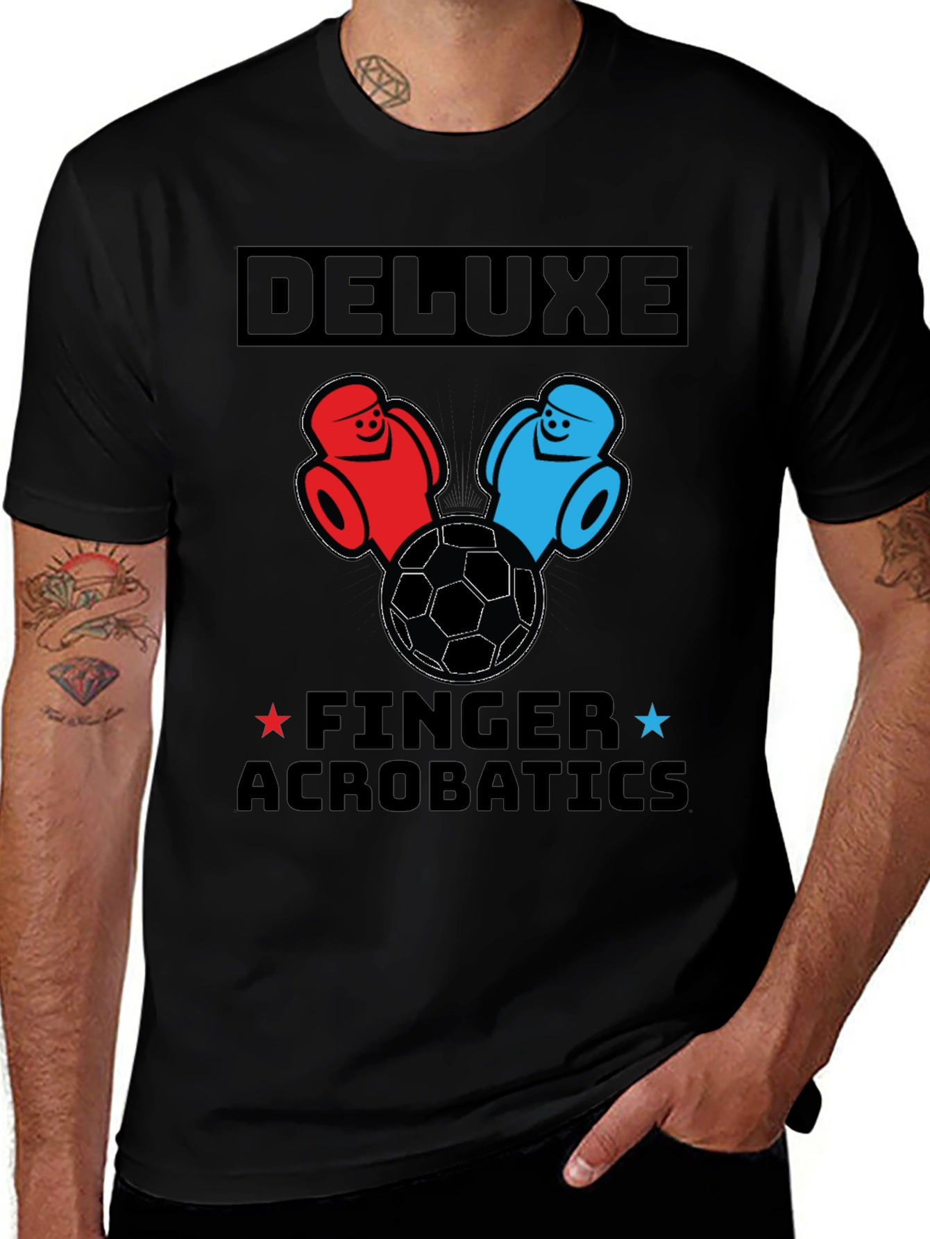 Variant 12 of Deluxe Finger Acrobatics Graphic T-Shirt
