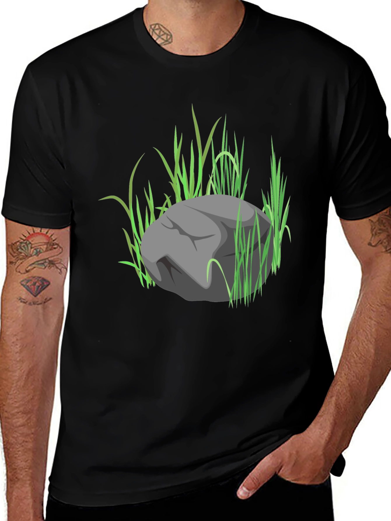 Variant 2 of Nature Rock Graphic T-Shirt