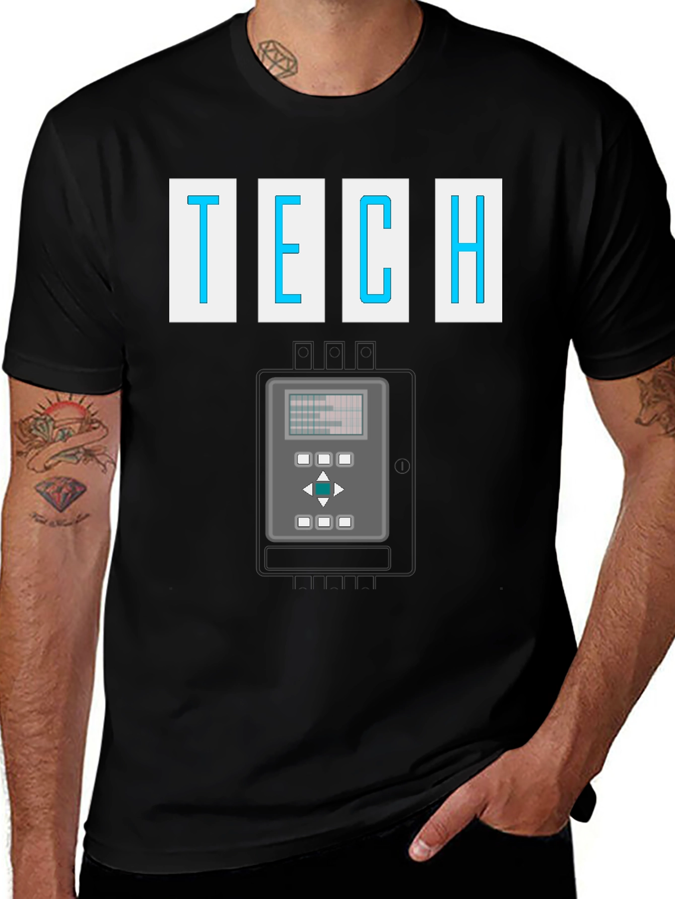 Retro TECH T-Shirt - Vintage Inspired Console Tee
