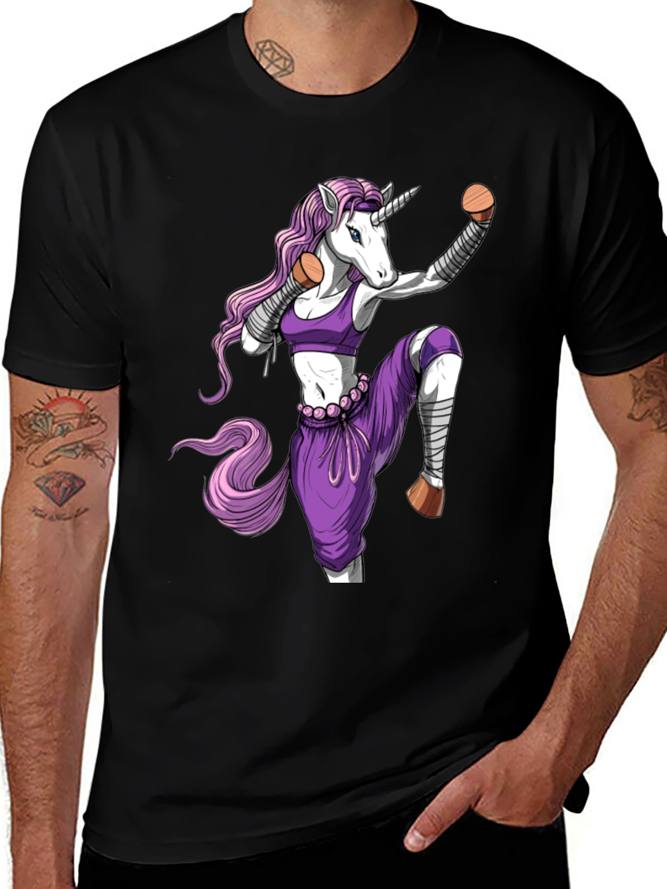 Variant 22 of Unicorn Muay Thai T-Shirt - Funny Graphic Tee
