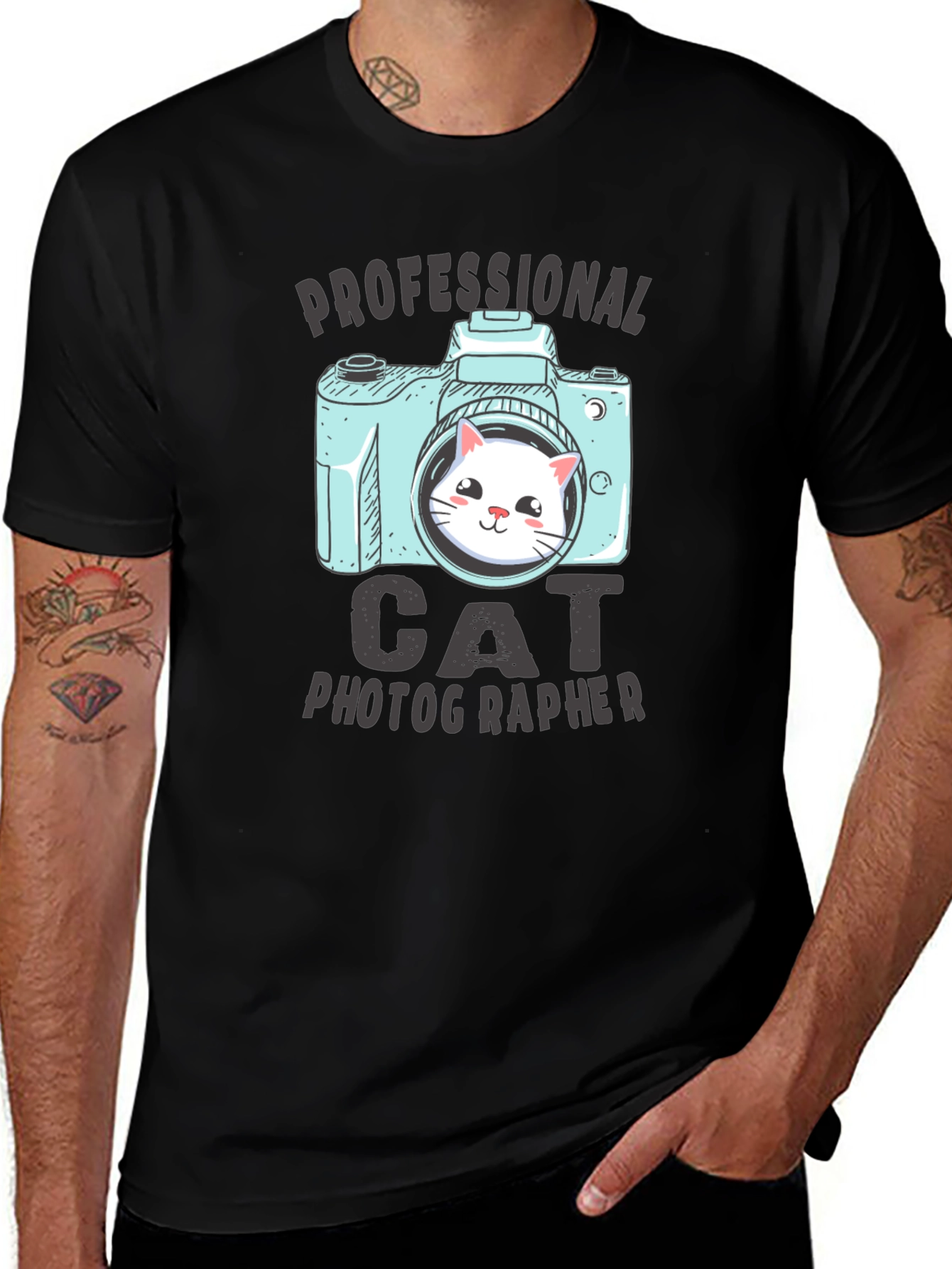 Variant 15 of Professional Cat Photographer Graphic T-Shirt