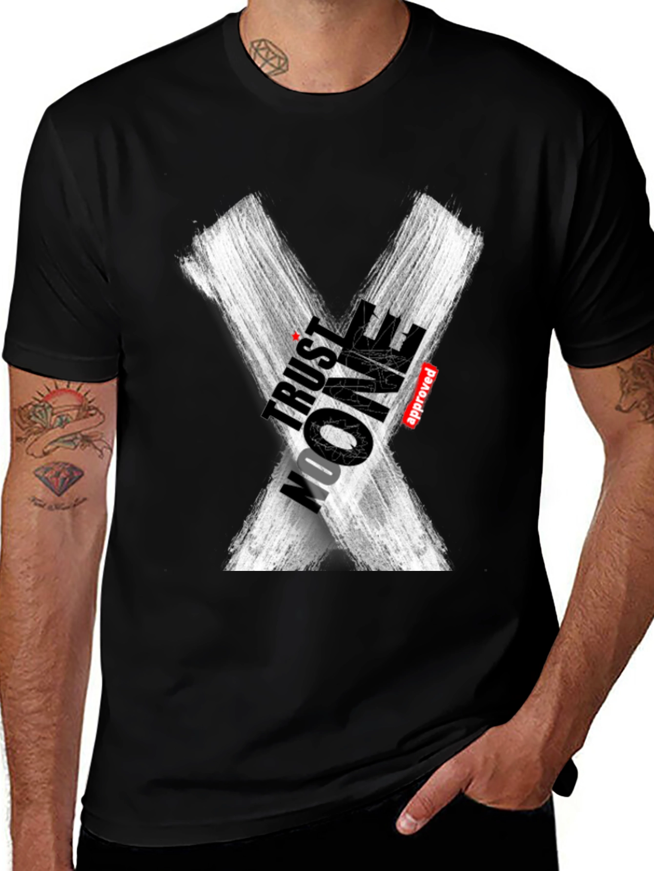 Variant 11 of Trust No One Graphic T-Shirt