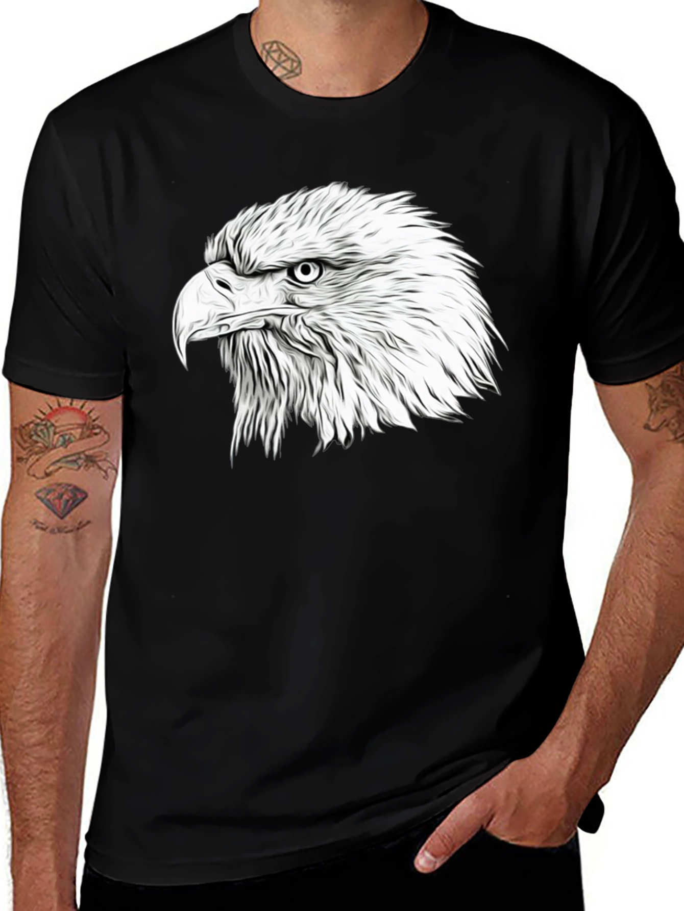Variant 21 of Bold Eagle Graphic Print Tee