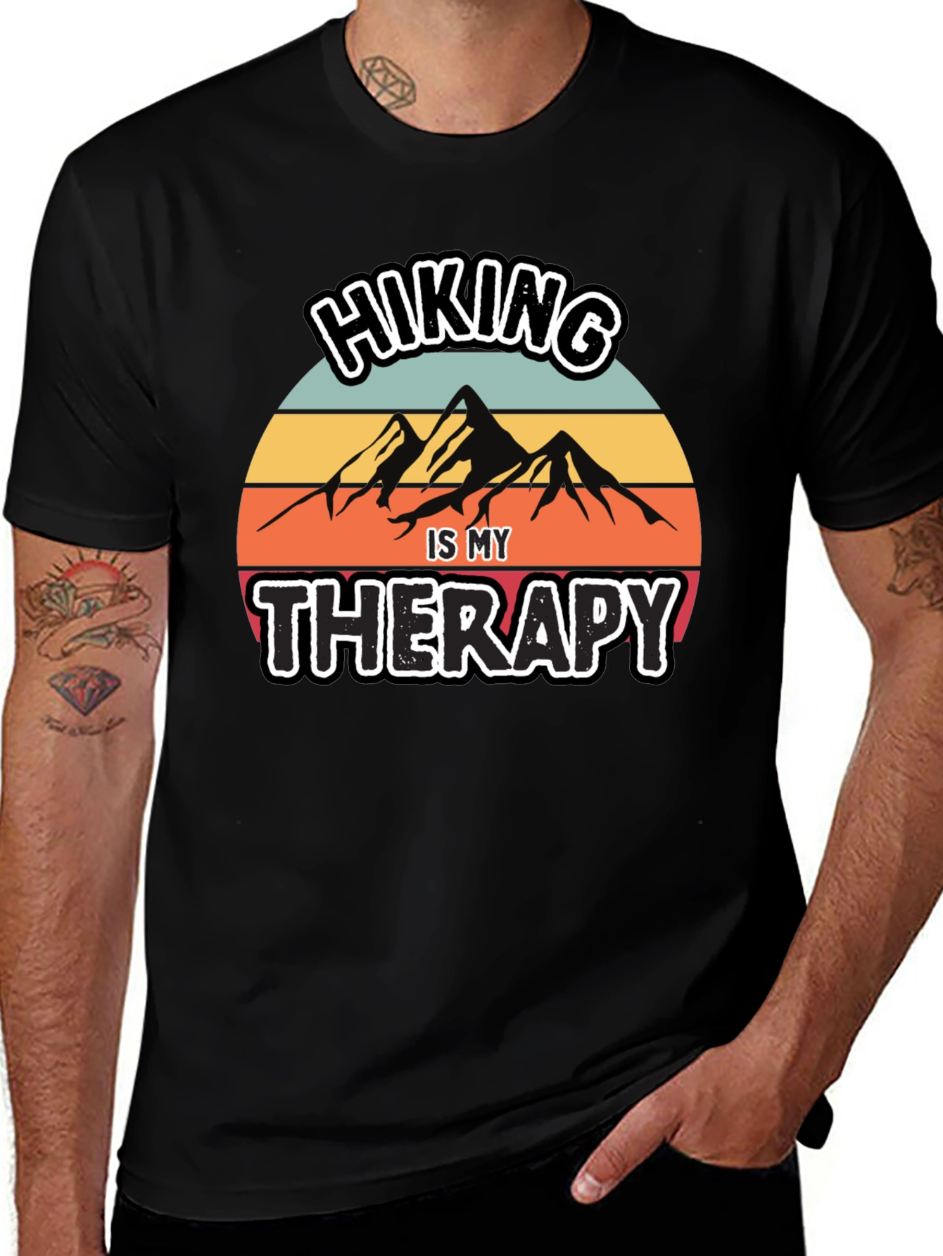 Variant 3 of Hiking Is My Therapy T-Shirt