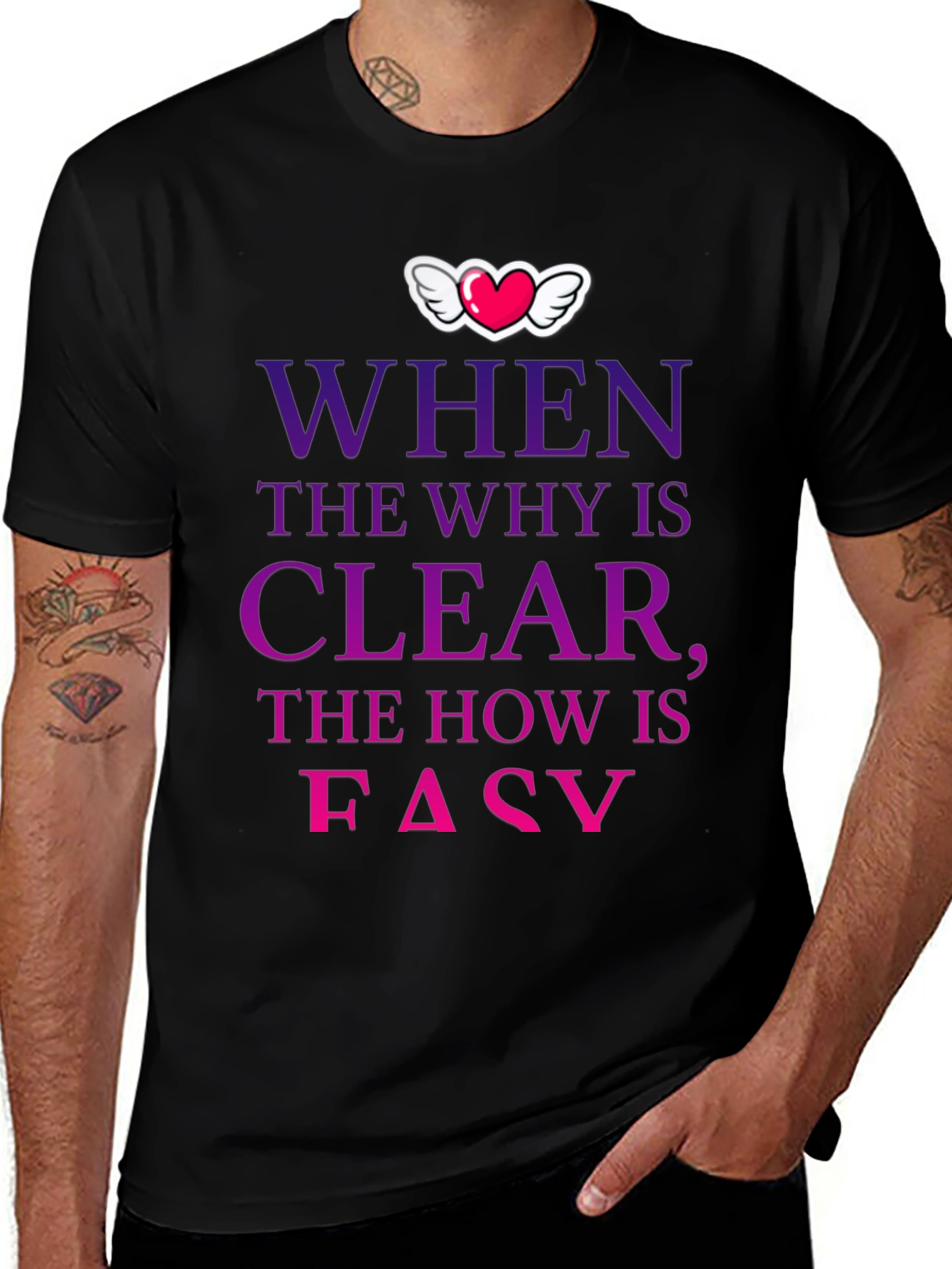 Variant 12 of When The Why Is Clear T-Shirt