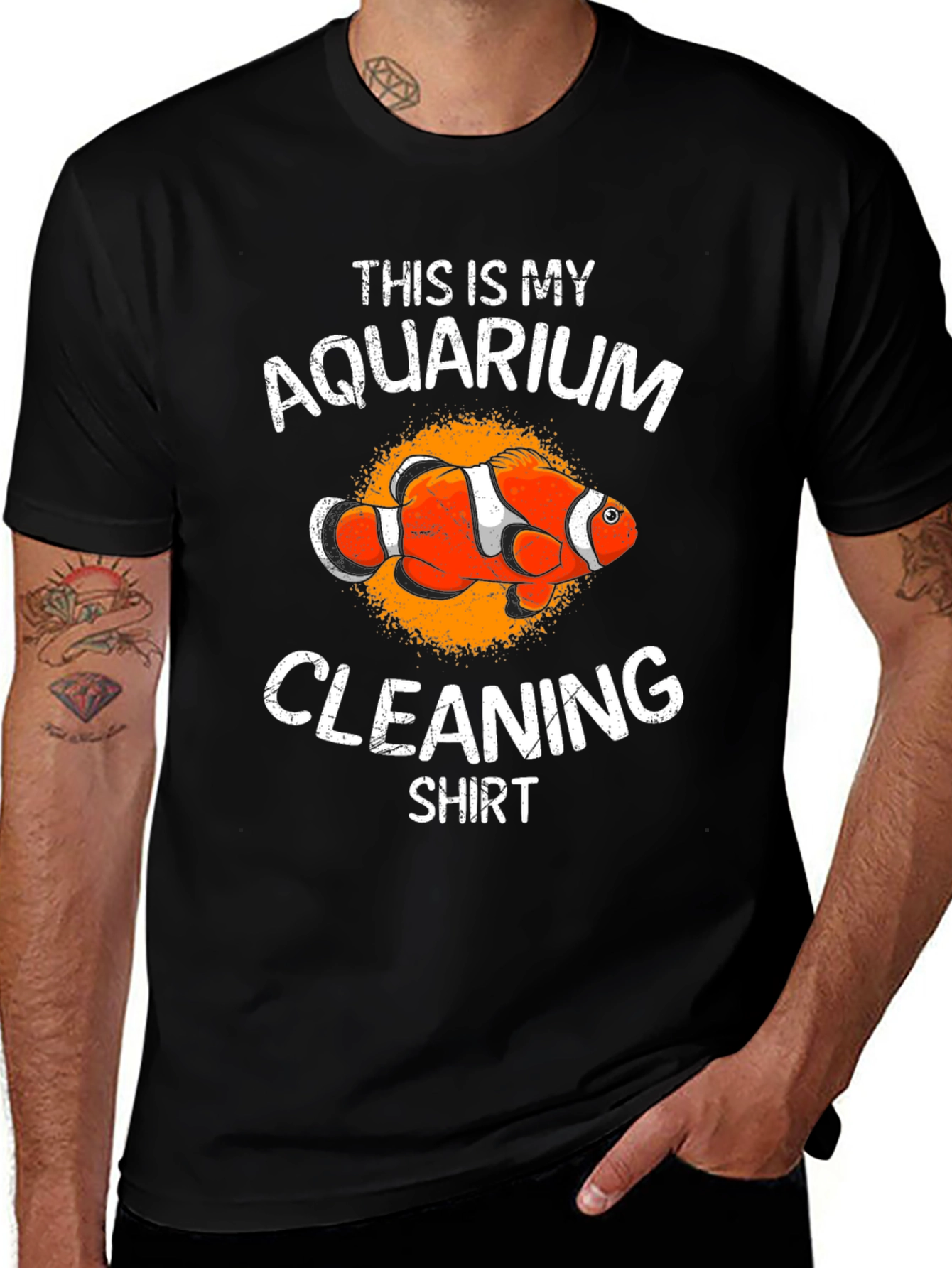 Variant 5 of Aquarium Cleaning Shirt - Funny Fish Keeper Tee