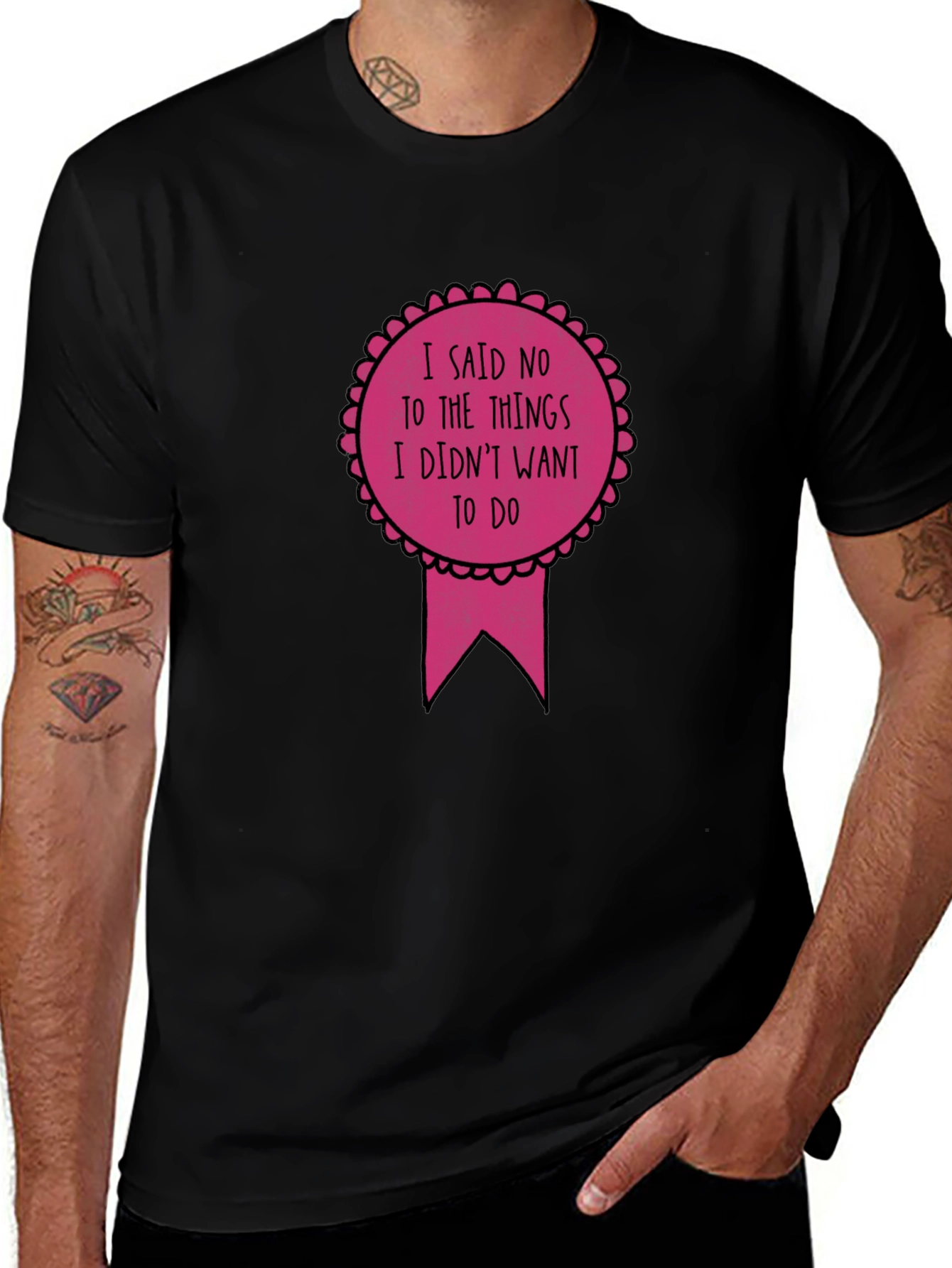 Variant 24 of Sarcastic 'I Said No' Graphic Tee