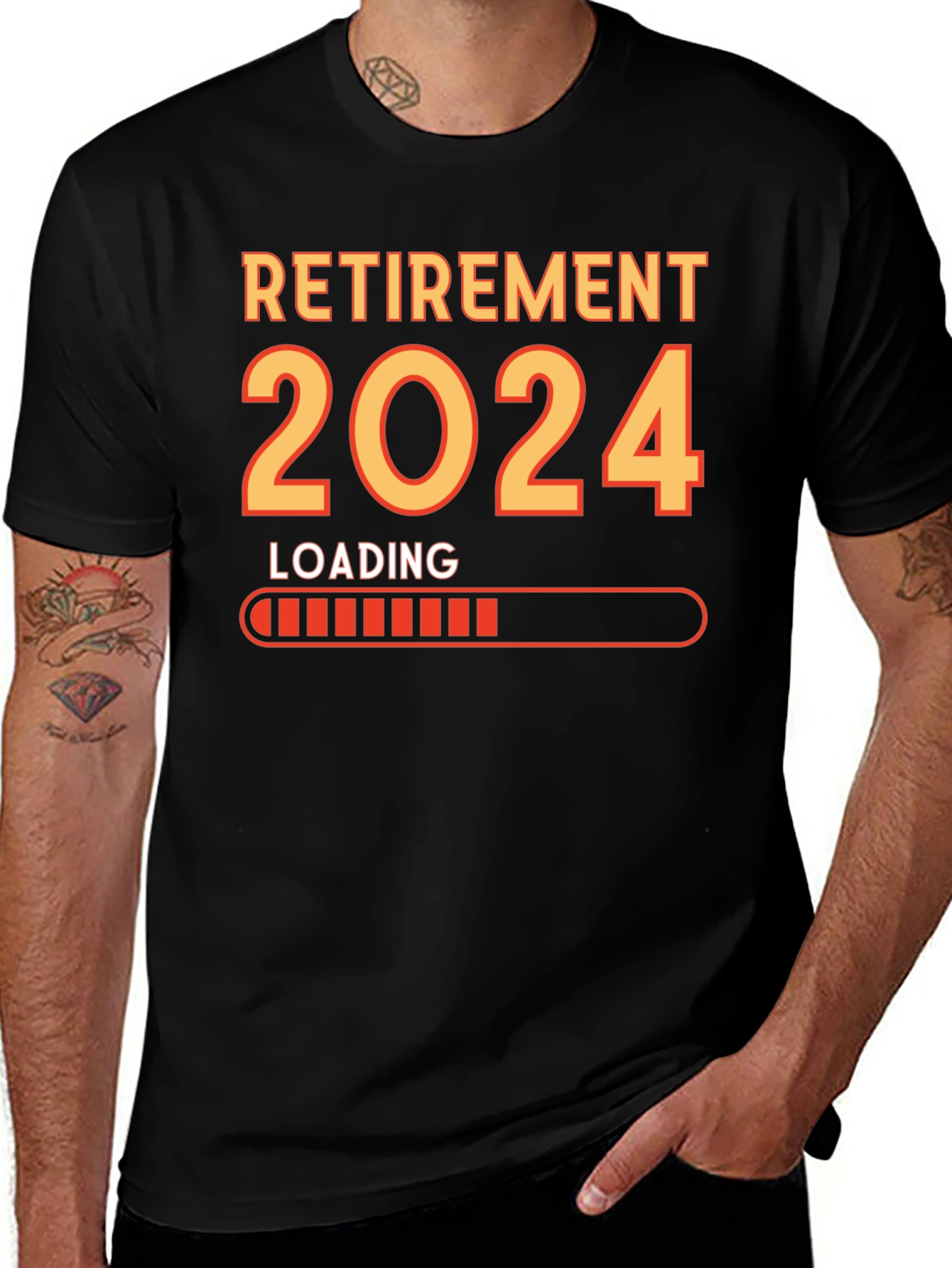 Variant 16 of Retirement 2024 Loading T-Shirt