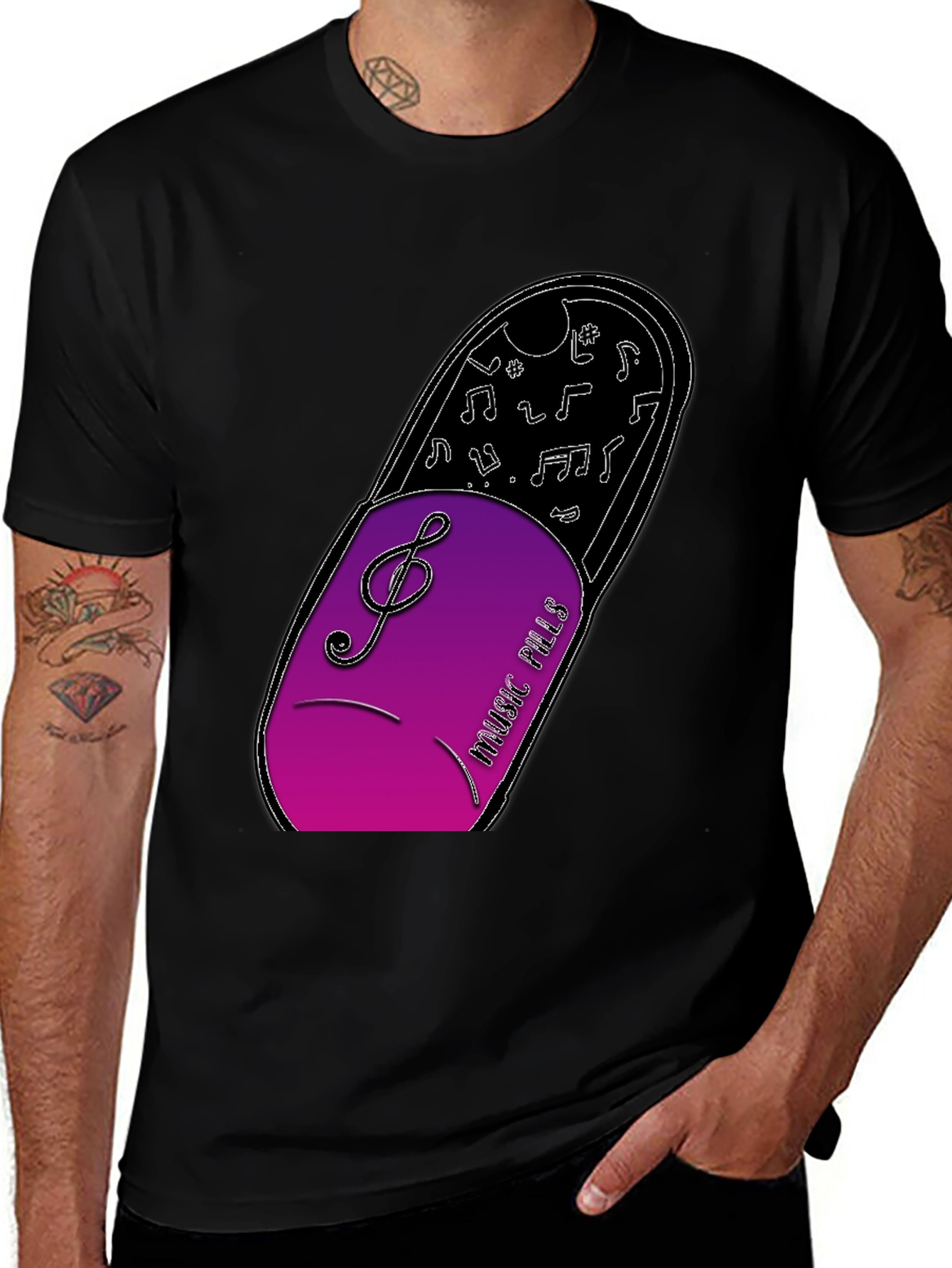 Variant 15 of Music Pills Graphic T-Shirt