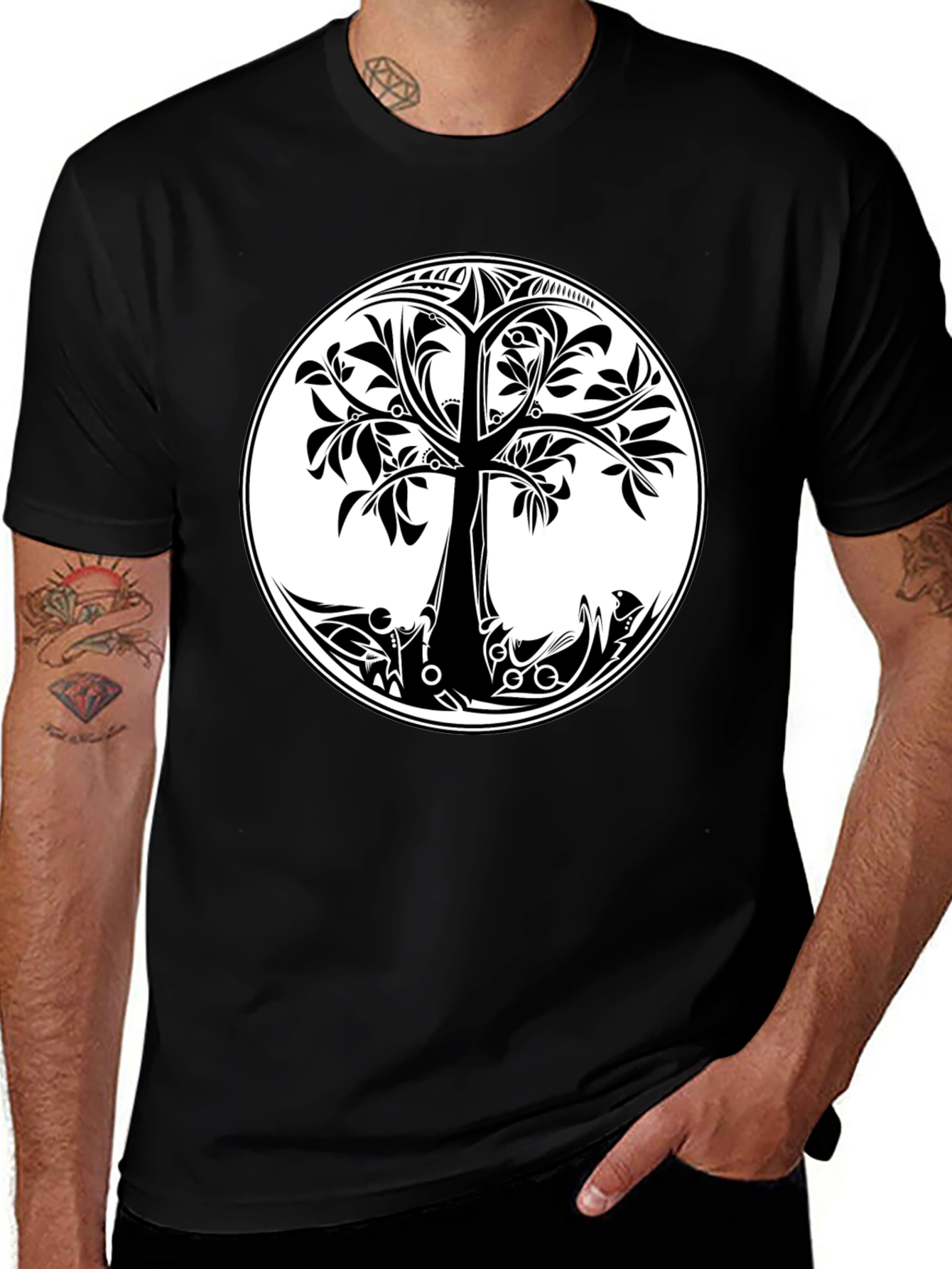 Variant 18 of Celtic Tree of Life Graphic Tee