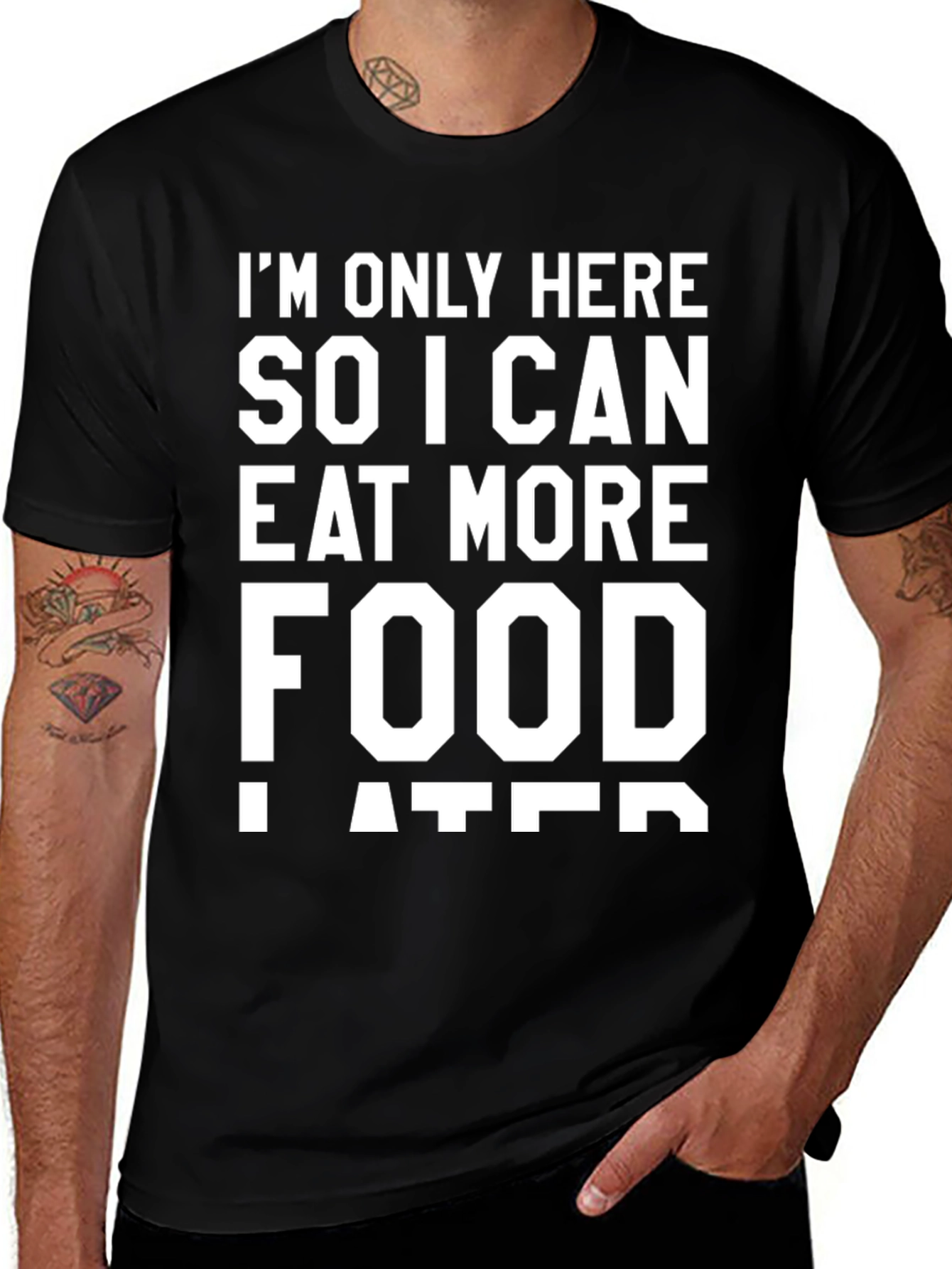 Variant 13 of Eat More Food T-Shirt