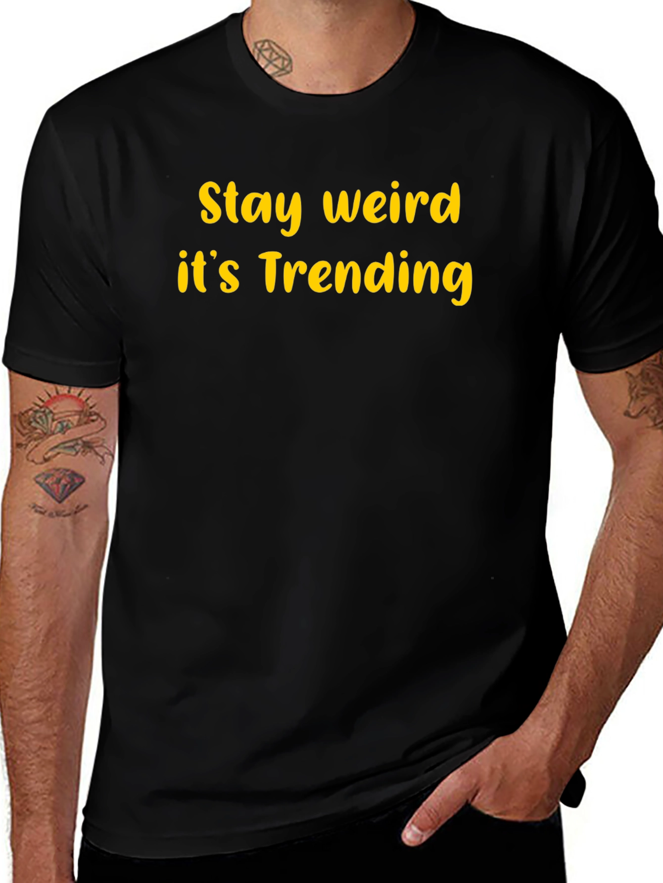 Variant 25 of Stay Weird Trending Graphic T-Shirt