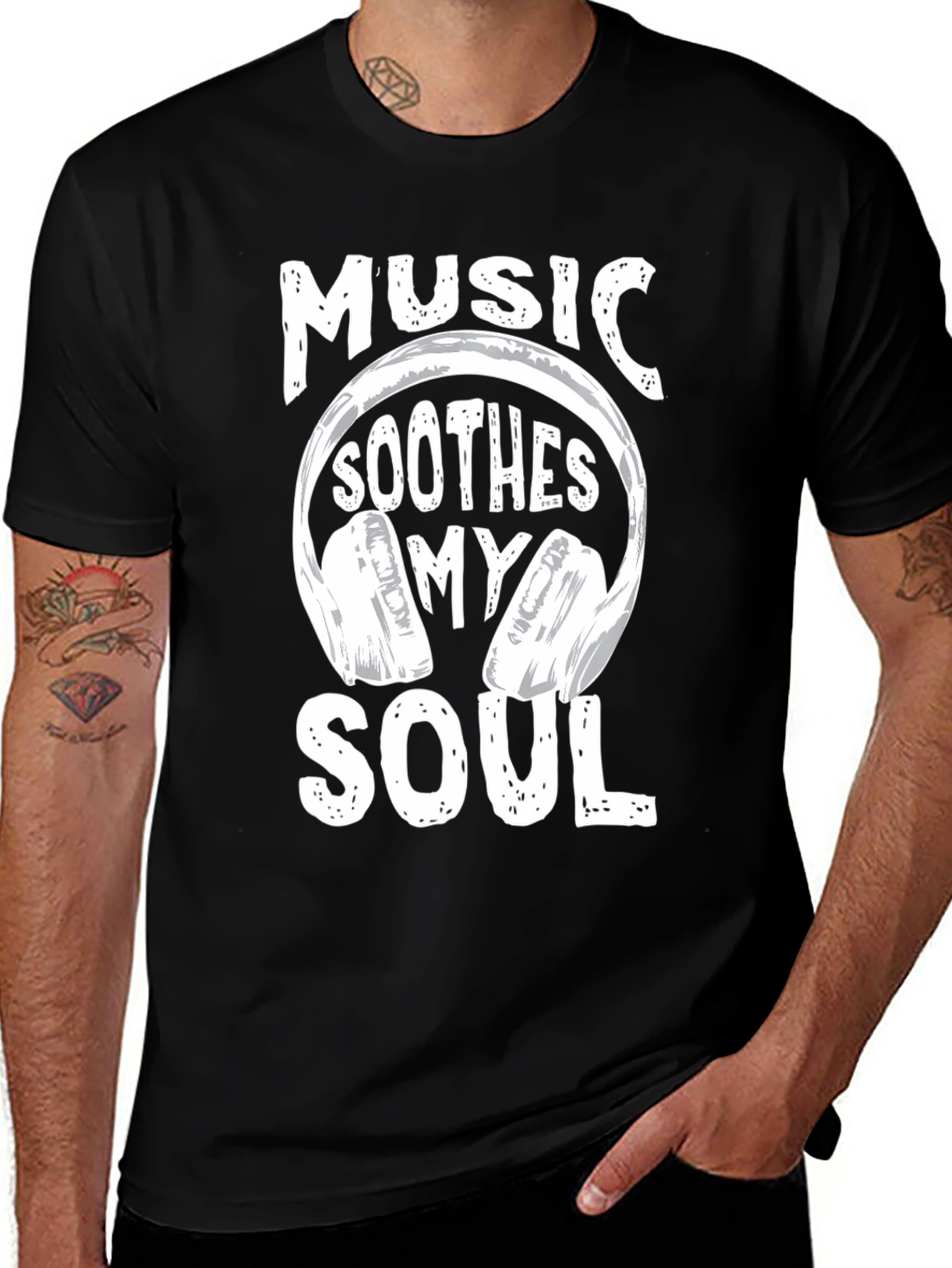 Variant 23 of Music Soothes My Soul Graphic Tee