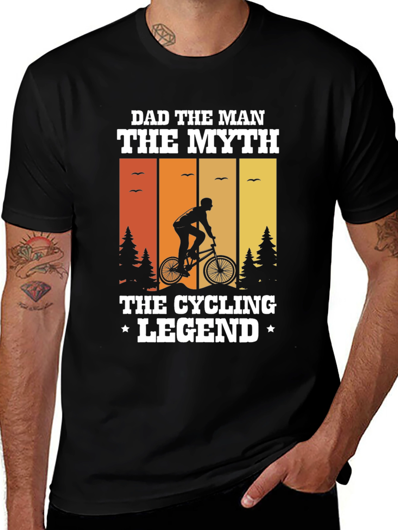 Variant 28 of Dad Cycling Legend Graphic Tee