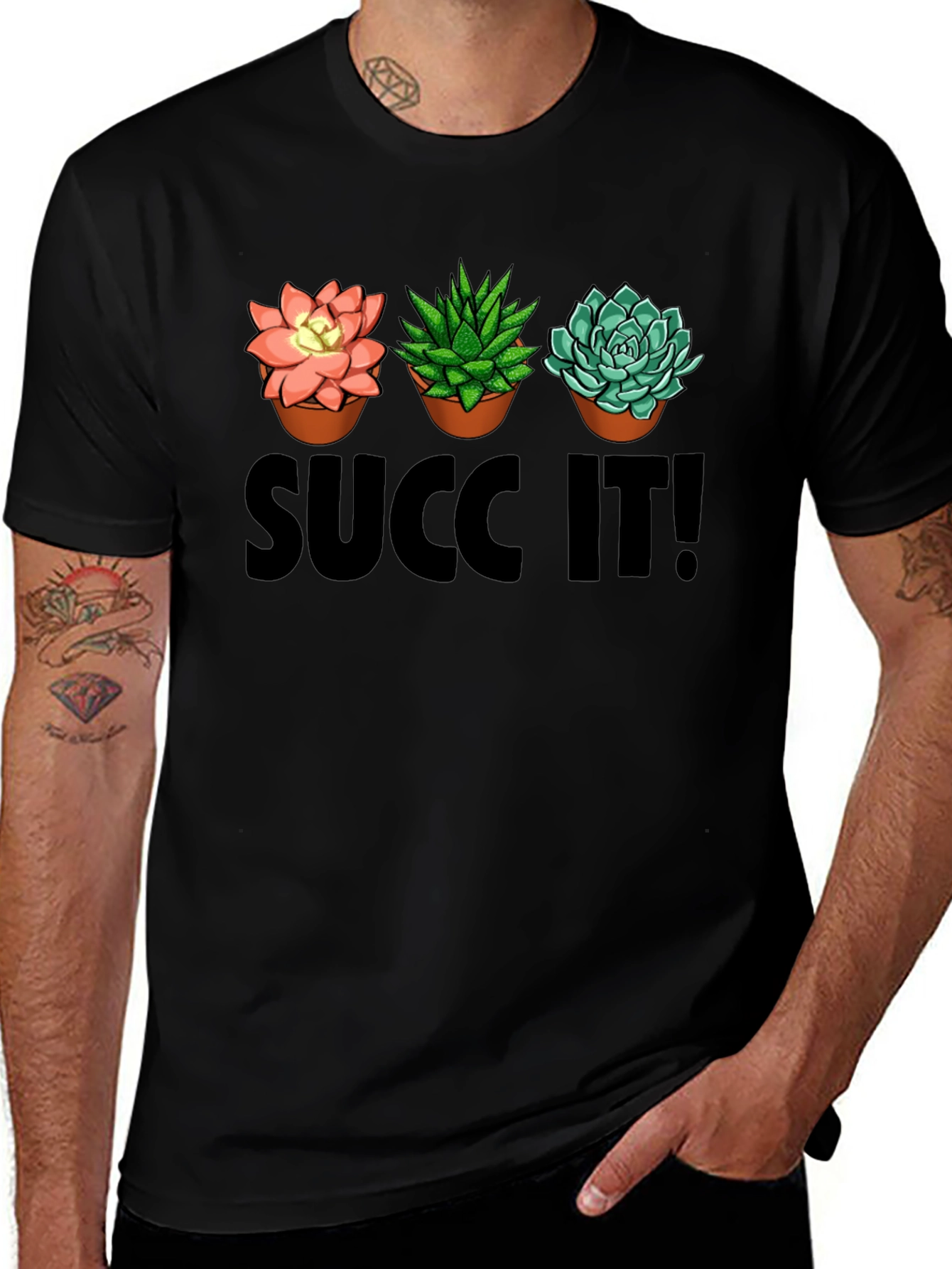 Variant 22 of Succ It! T-Shirt Funny Plant Lover Tee