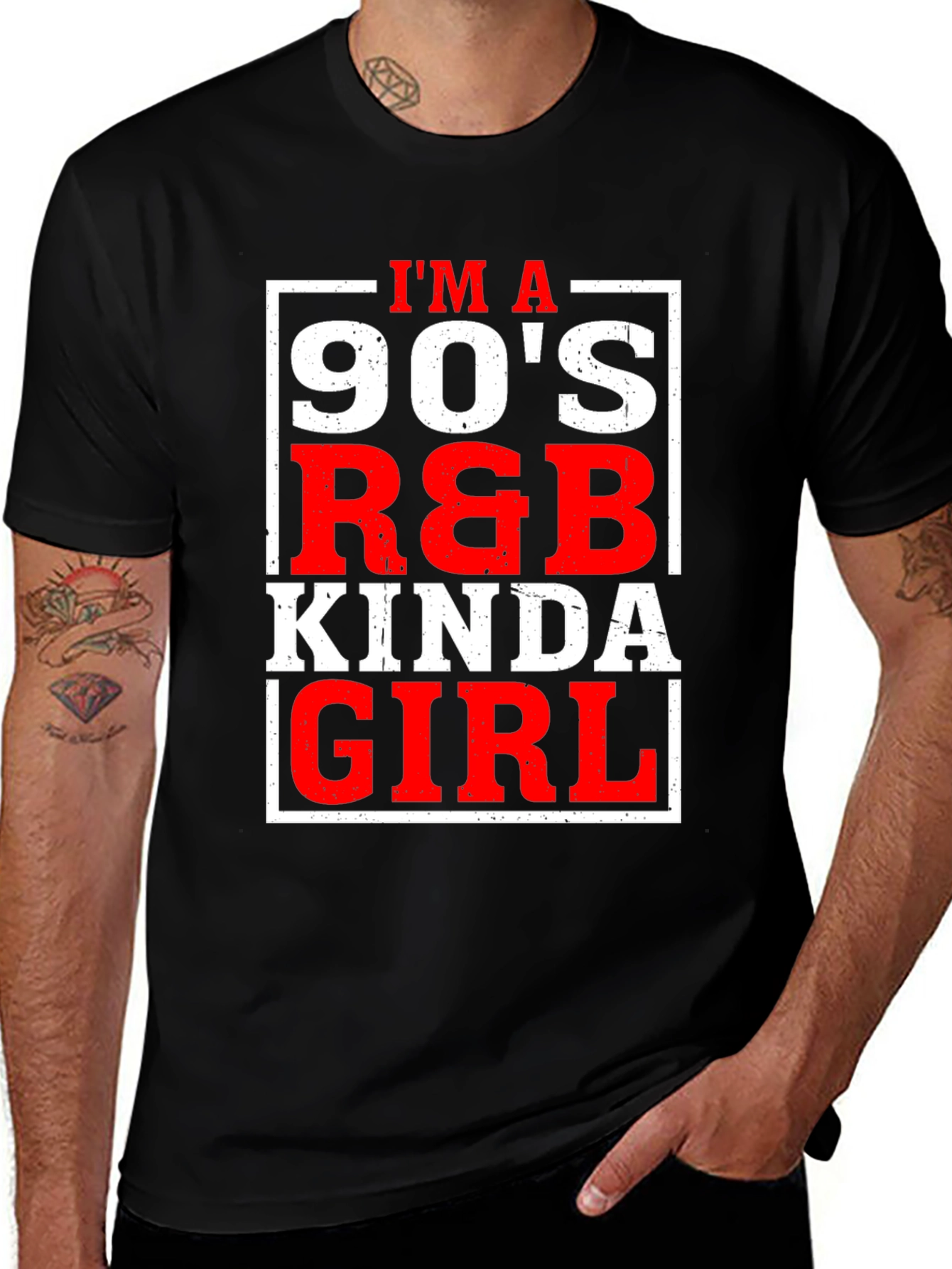 Variant 26 of 90's R&B Kinda Girl Graphic Tee