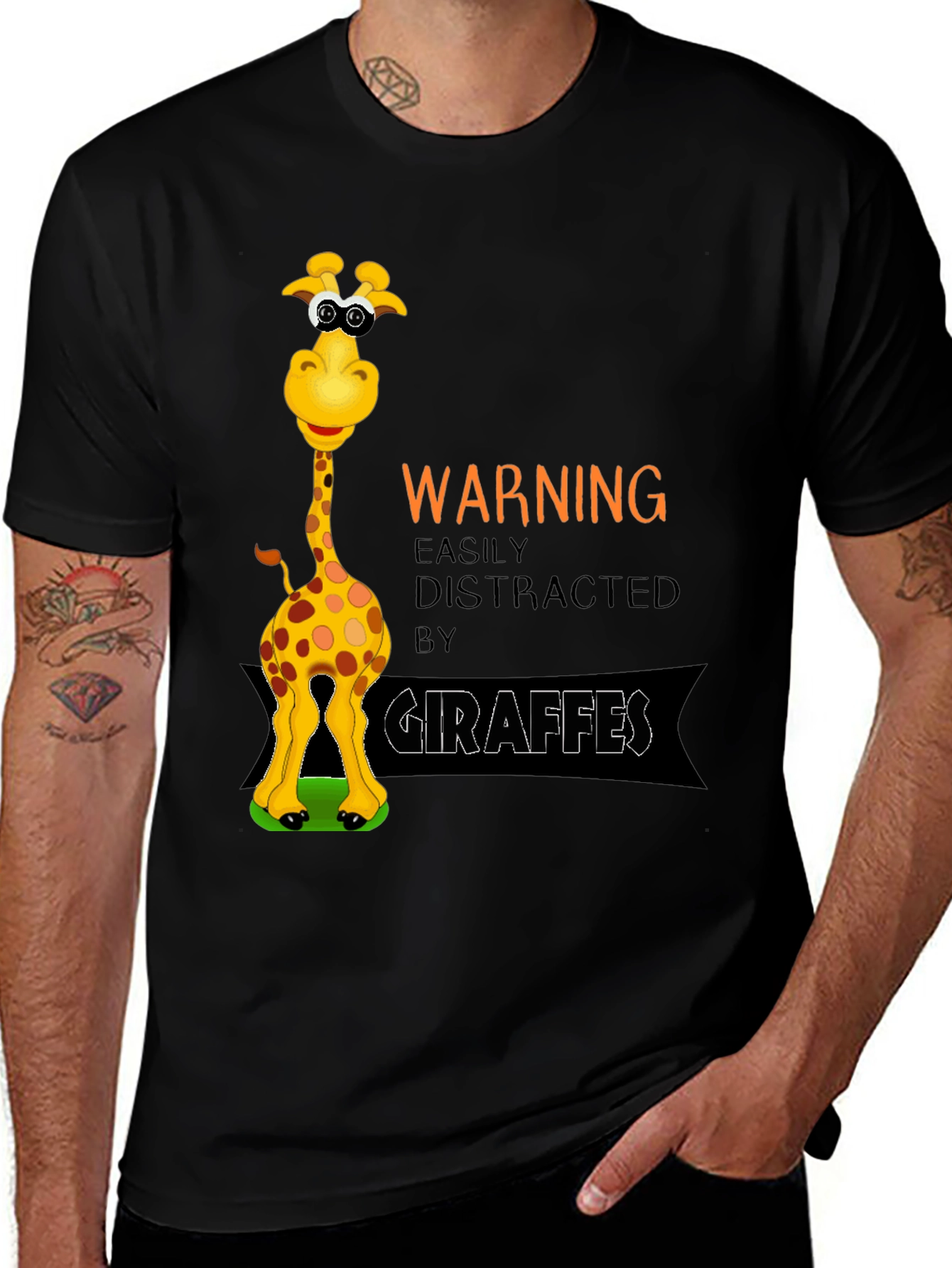 Variant 7 of Giraffe Distraction T-Shirt