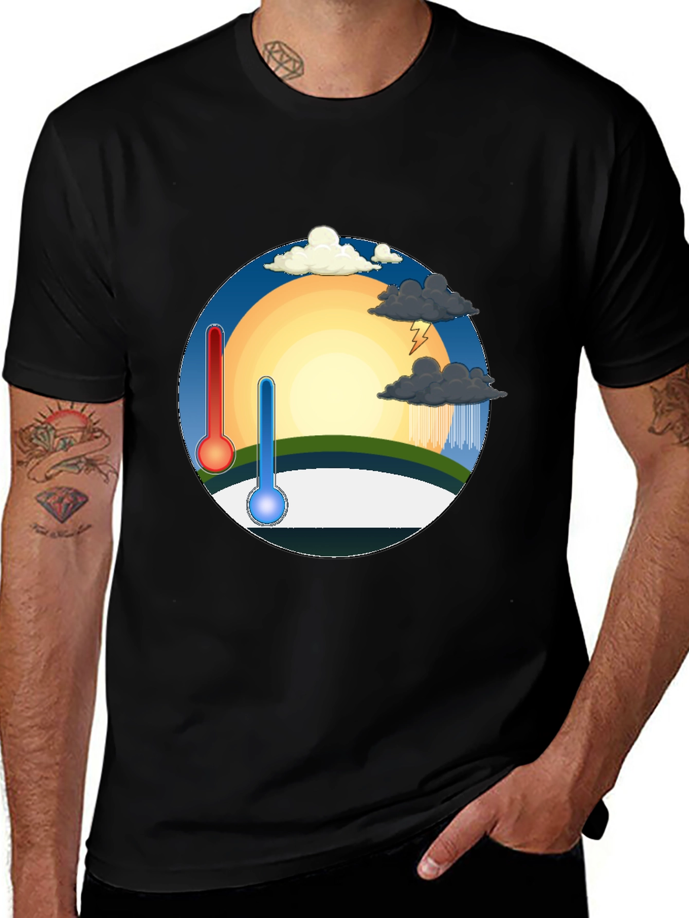 Variant 27 of Climate Change T-Shirt - Hot & Cold Weather Tee