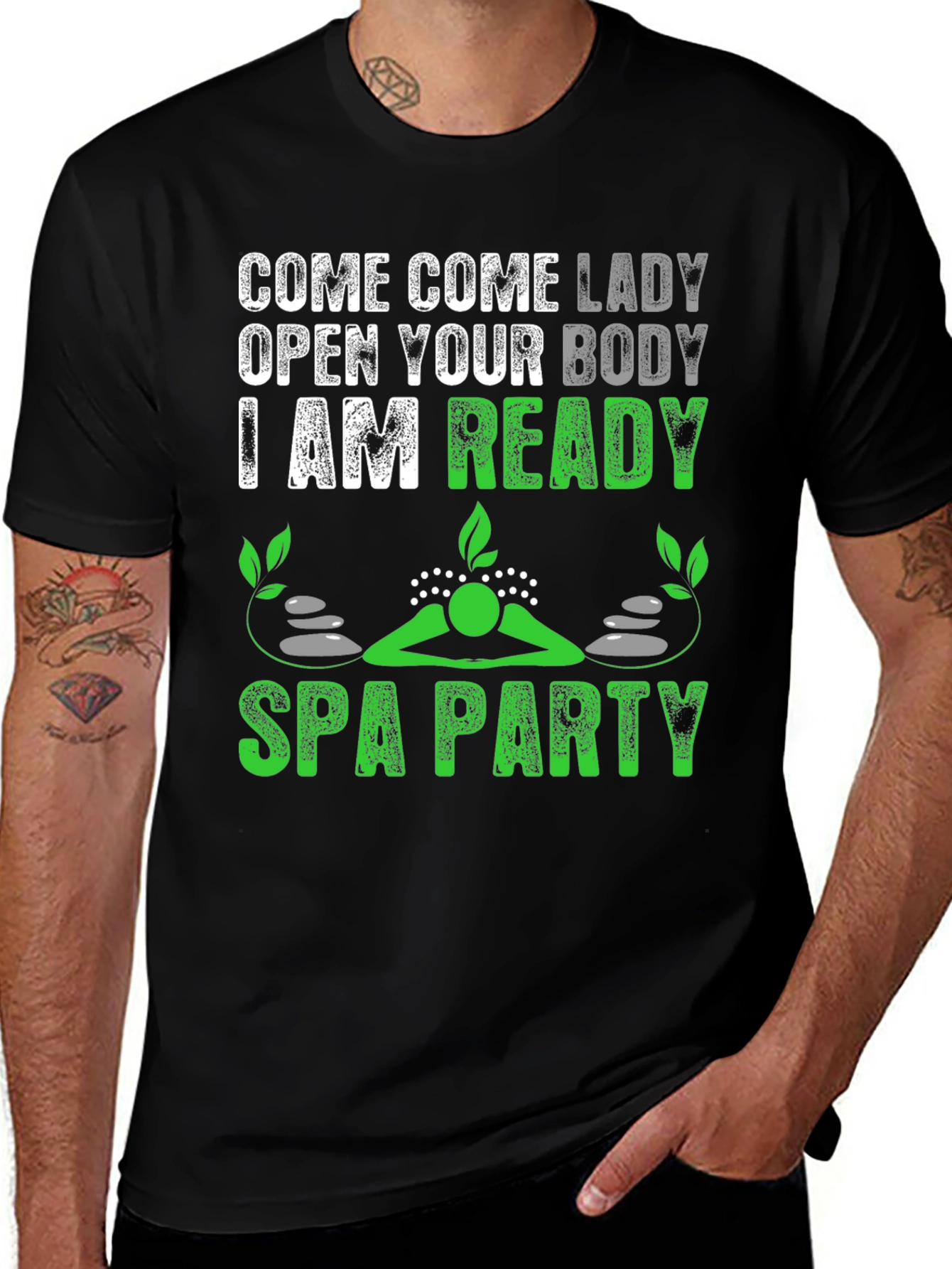 Variant 18 of Spa Party Ready Graphic Tee
