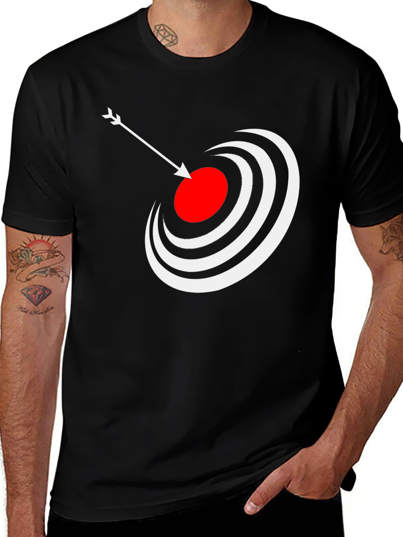 Bullseye Arrow T-Shirt - Strike the Mark!