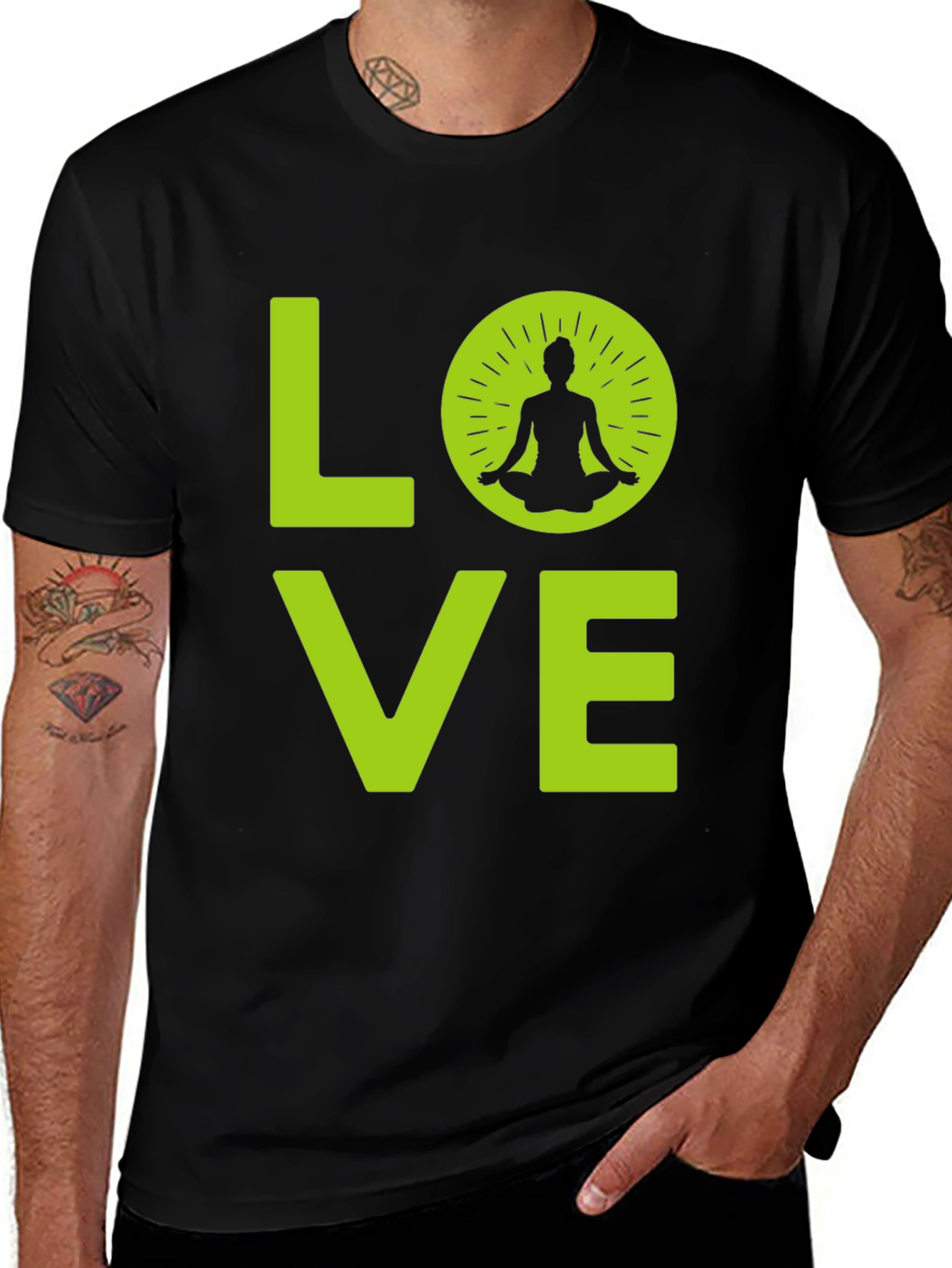 Variant 30 of Yoga Love T-Shirt - Meditate in Style!
