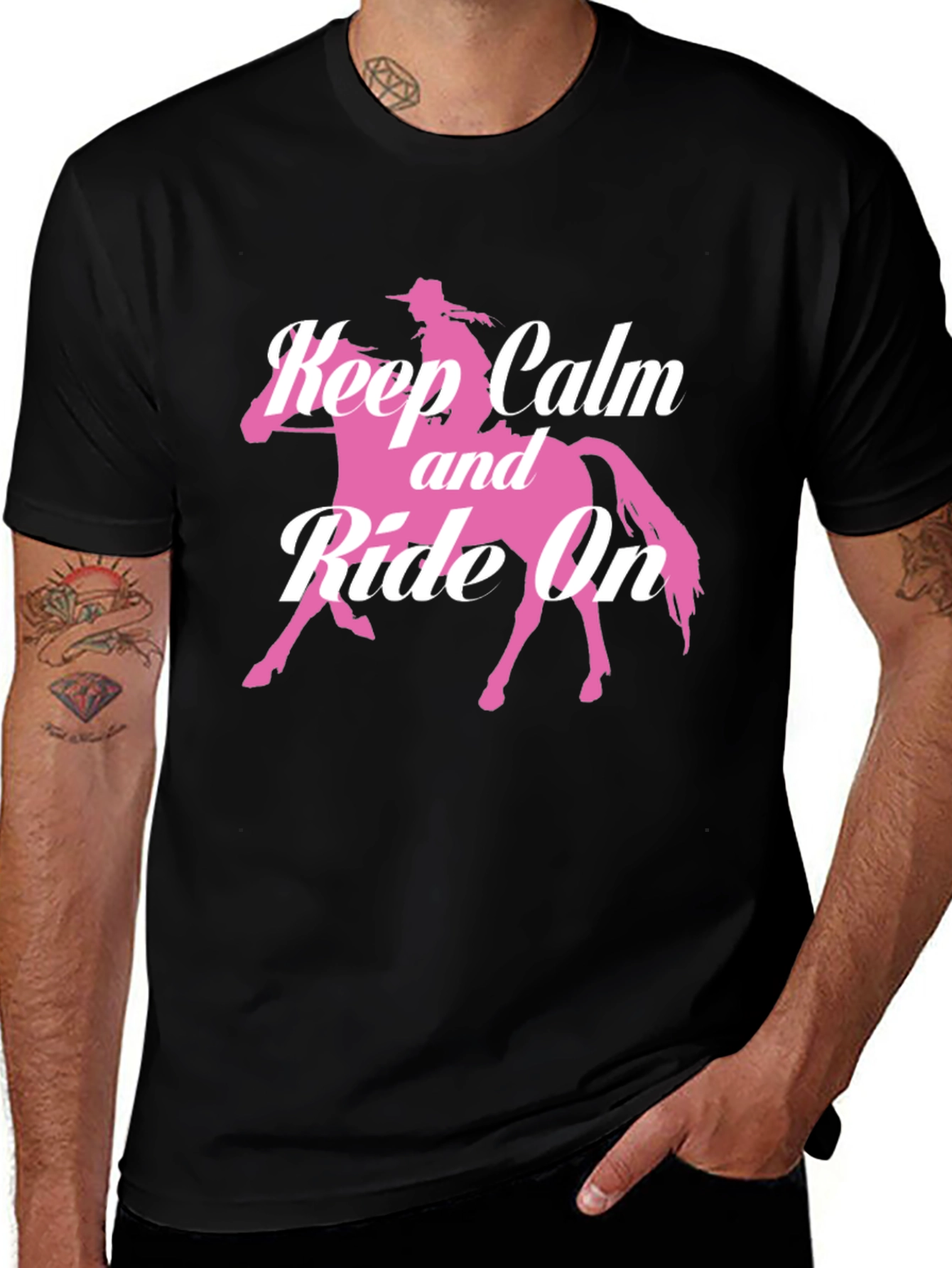 Variant 21 of Keep Calm and Ride On Graphic T-Shirt