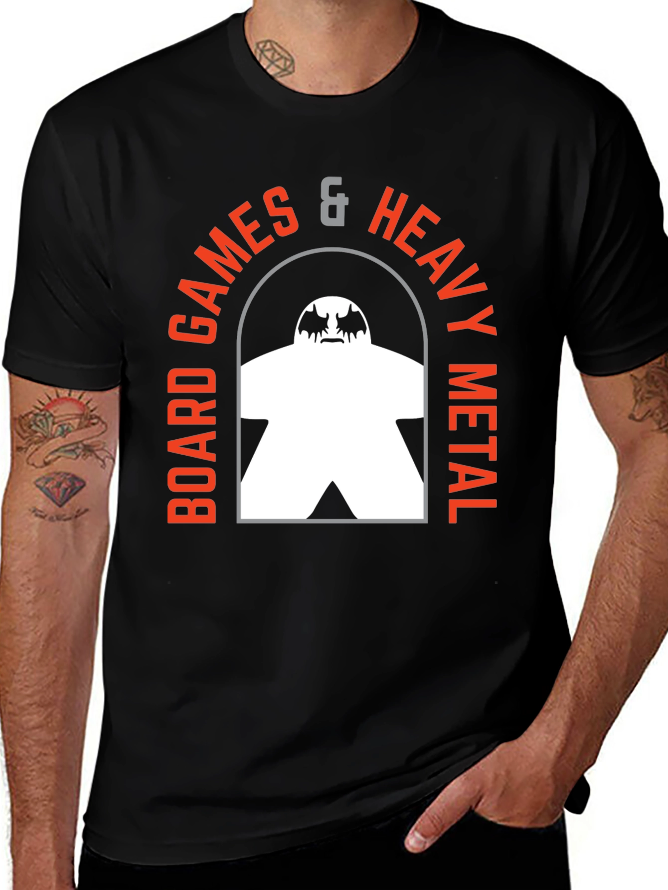 Variant 15 of Board Games & Heavy Metal Graphic Tee