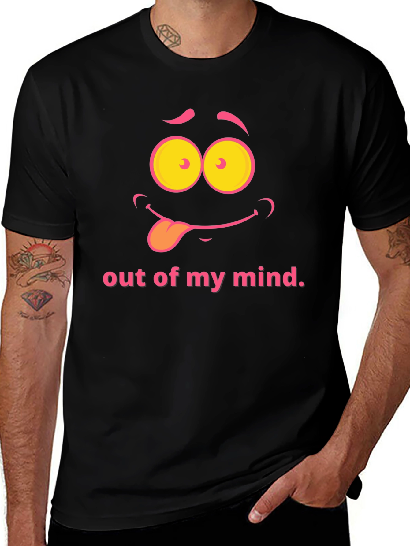Variant 13 of Funny "Out of my Mind" Graphic T-Shirt