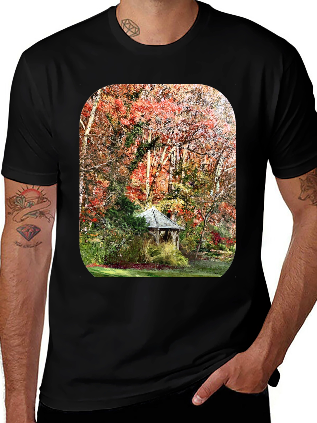 Variant 27 of Autumn Gazebo T-Shirt