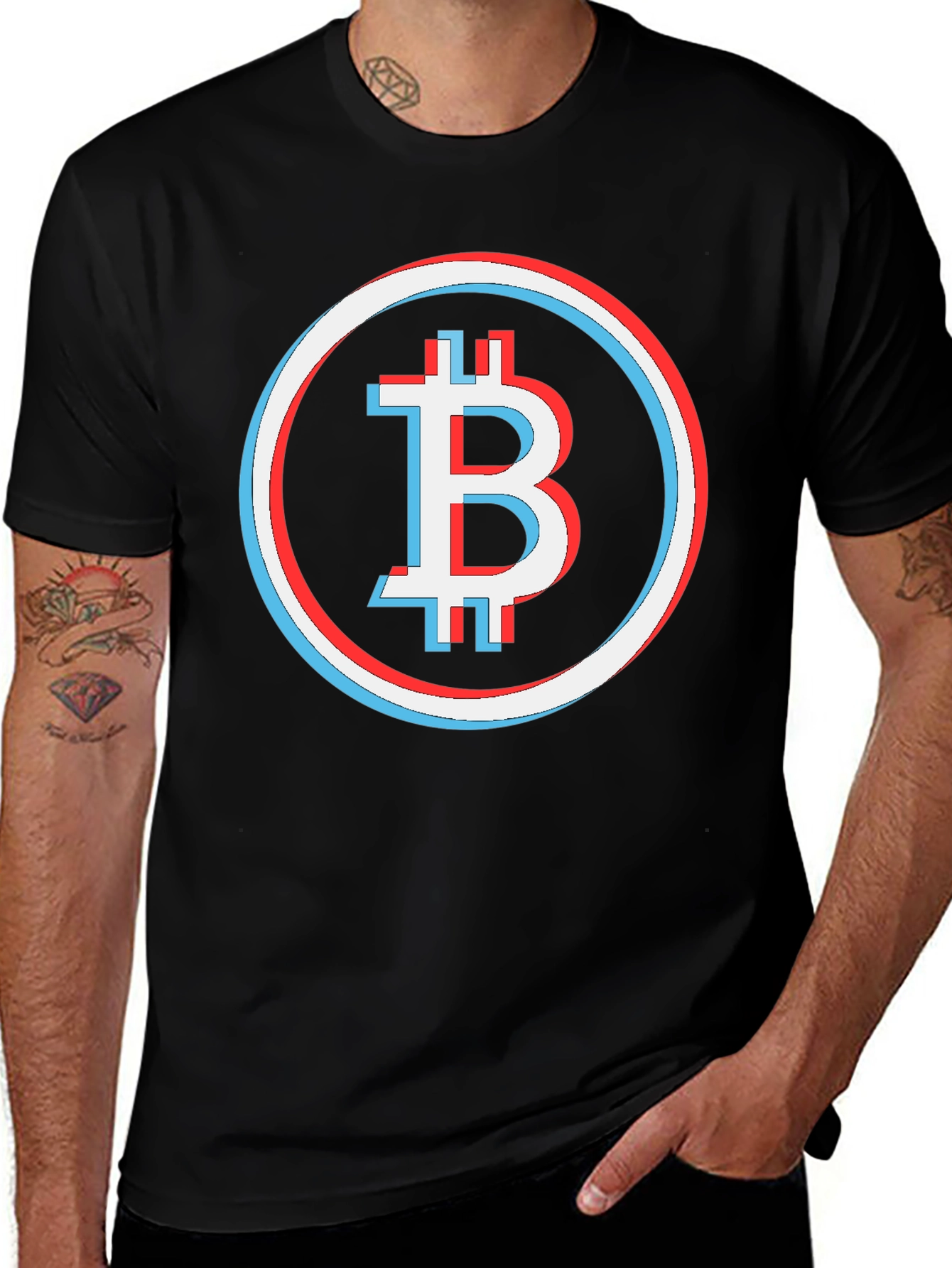 Bitcoin Crypto Currency Graphic Tee