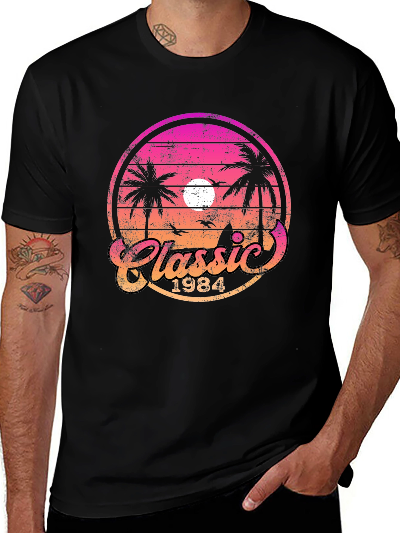 Variant 24 of Classic 1984 Sunset Graphic T-Shirt
