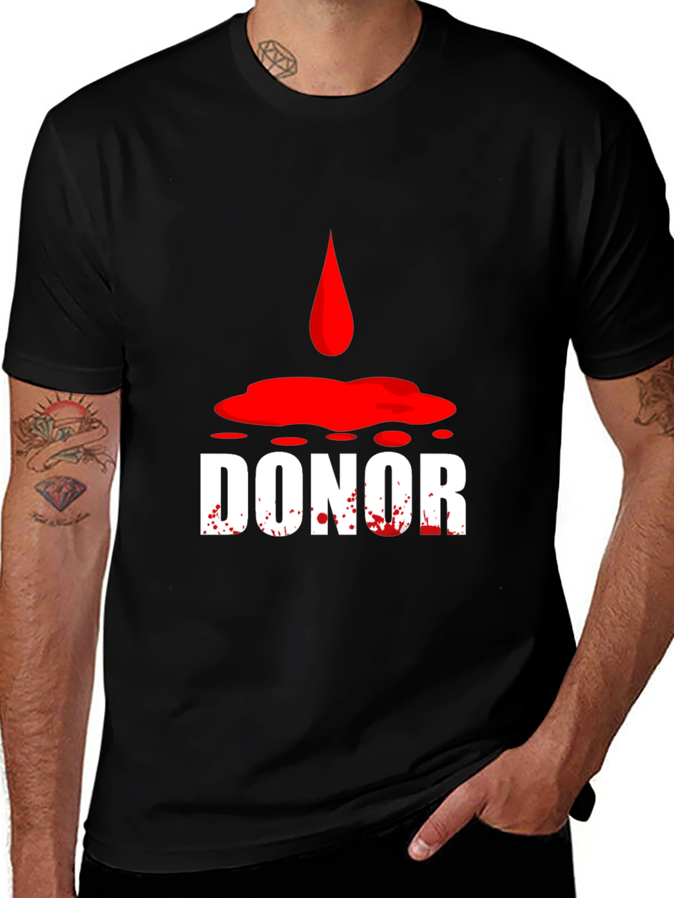 Donor T-Shirt Blood Donation Awareness Tee