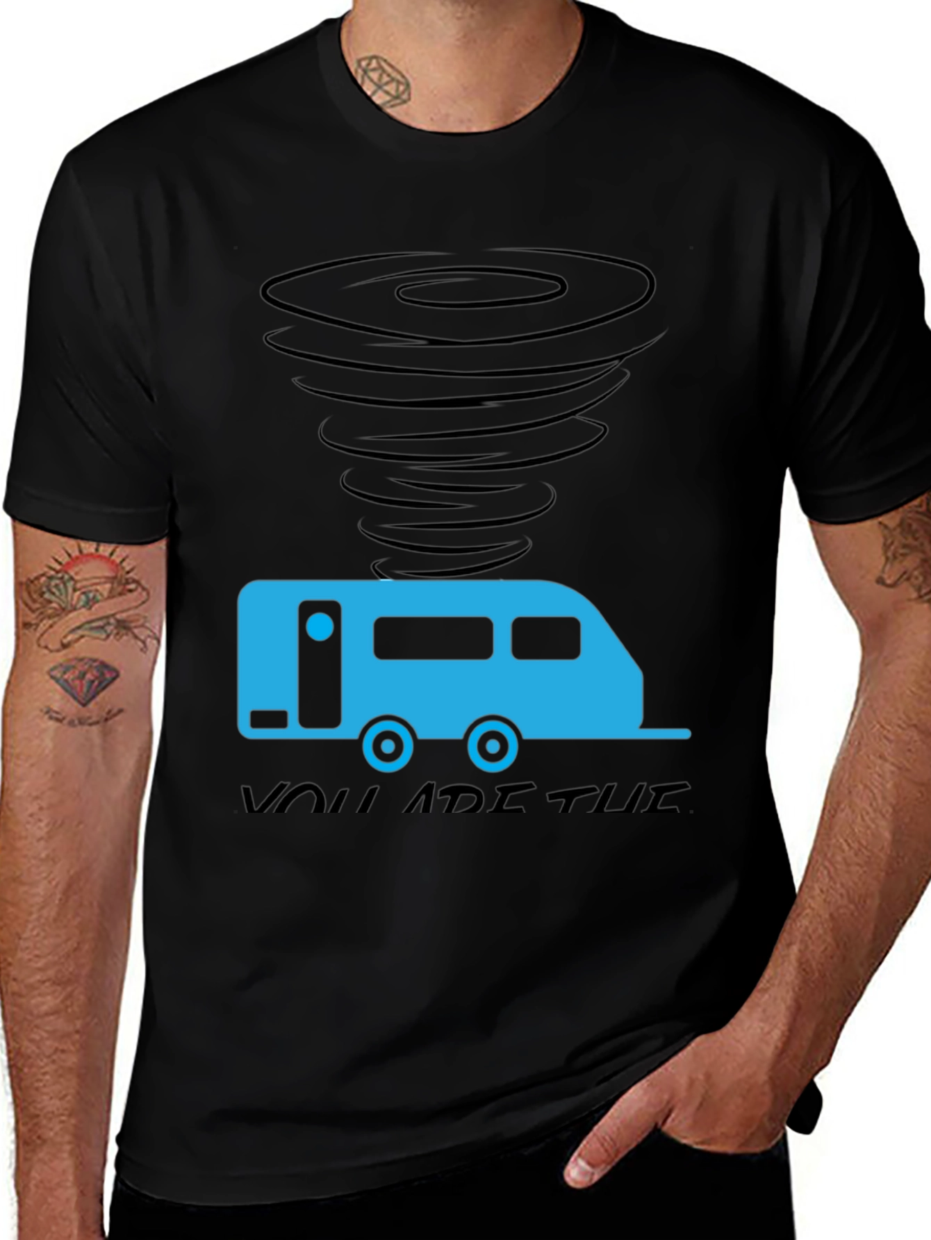 Variant 14 of Camper Tornado T-Shirt - Travel in Style!