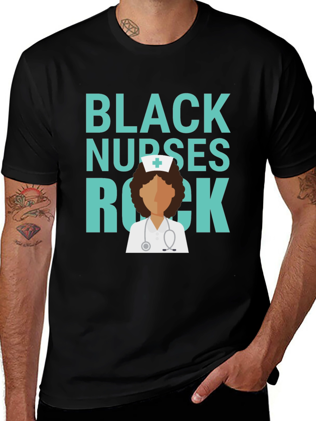 Black Nurses Rock T-Shirt